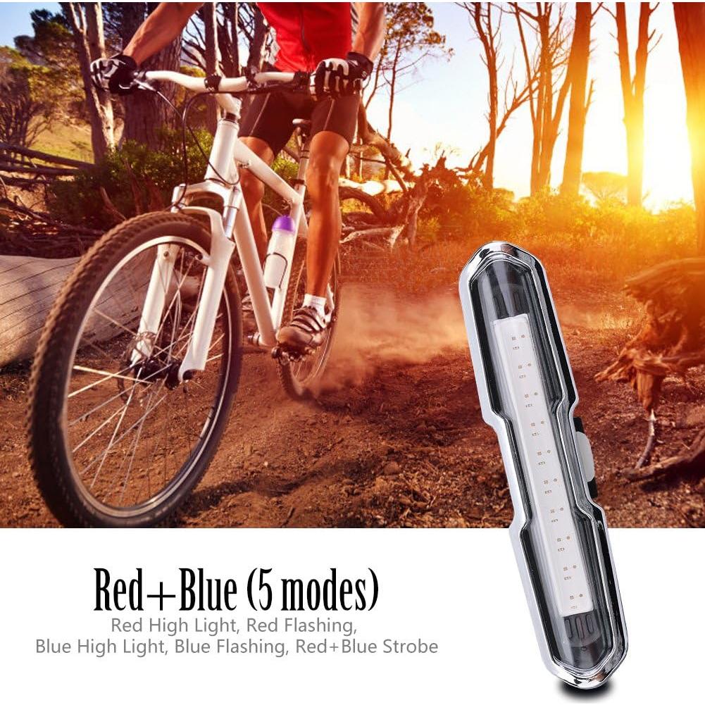Luz Trasera Recargable USB Hapivida para Bicicleta - 5 Modos