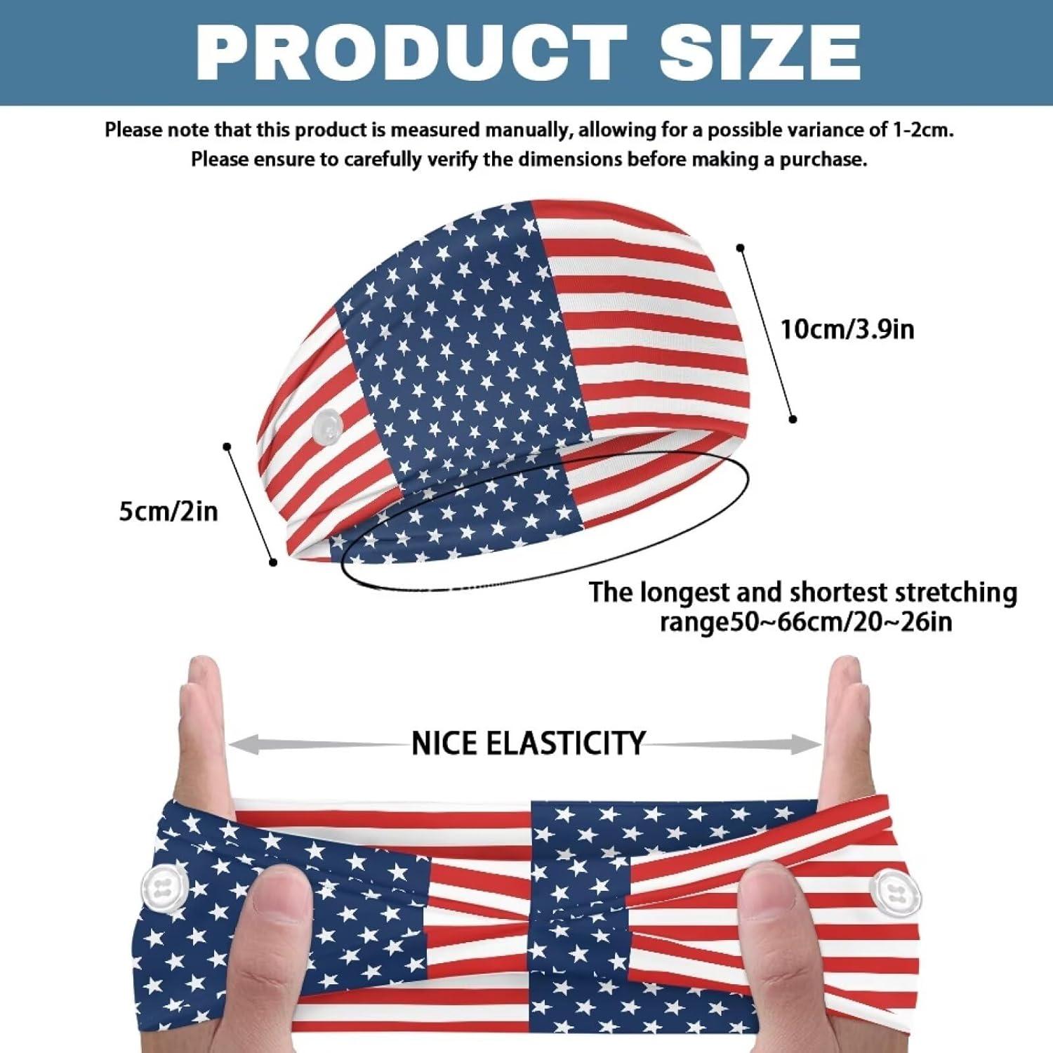 Cinta para la cabeza Babrukda con botones para mascarilla