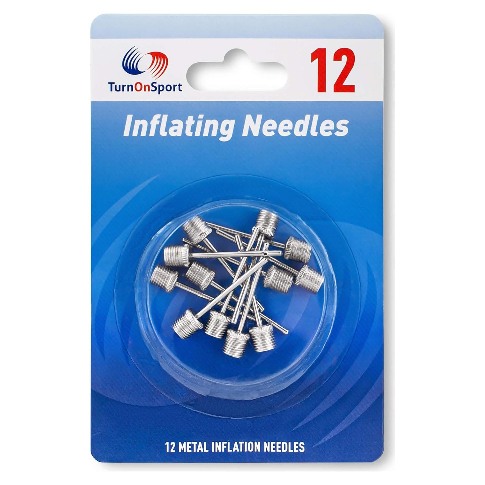Agujas de Bomba de Pelotas TurnOnSport - Paquete de 12 Unidades