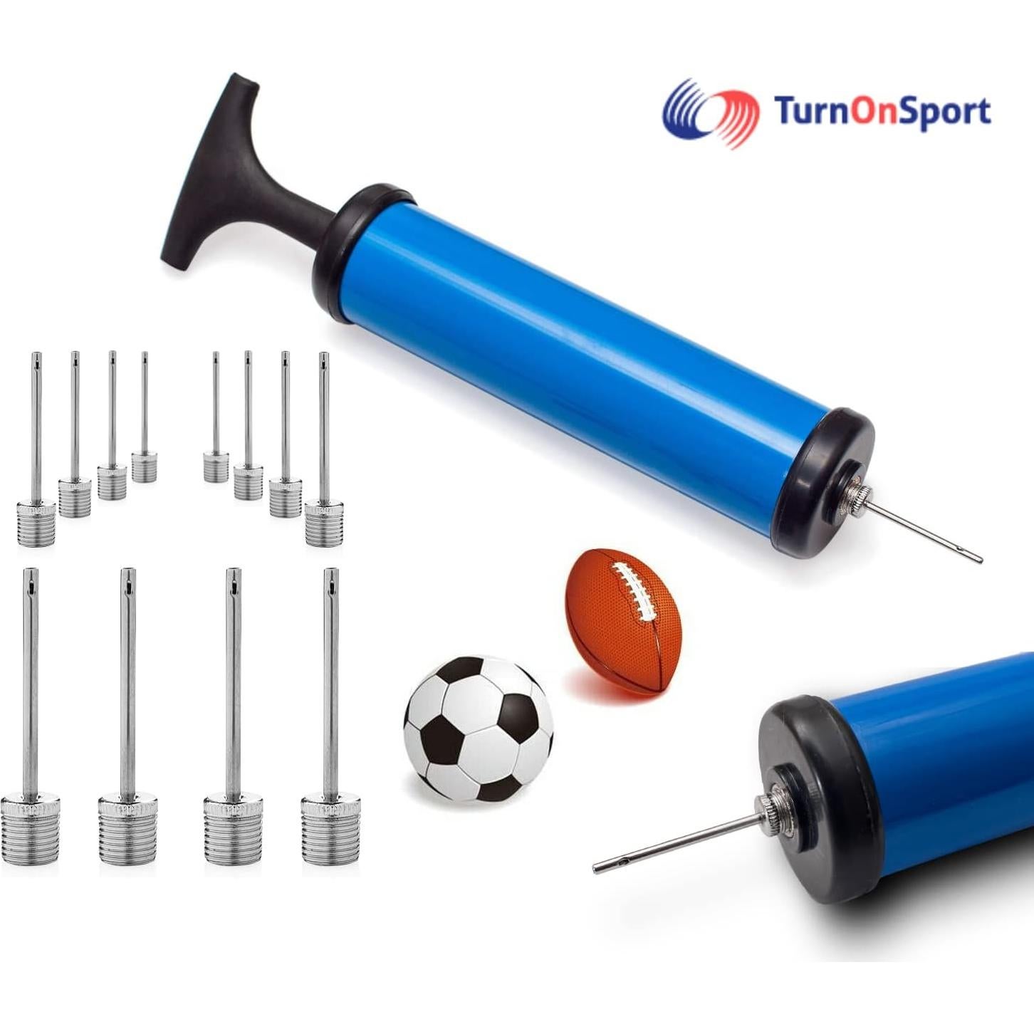 Agujas de Bomba de Pelotas TurnOnSport - Paquete de 12 Unidades