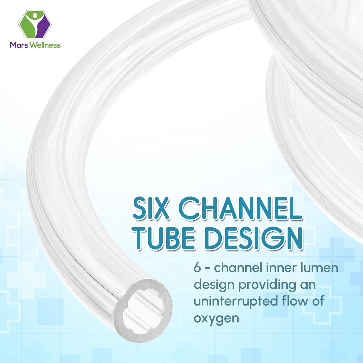 Tubería de Oxígeno Mars Wellness 2.13m - 3 Tubos Resistentes