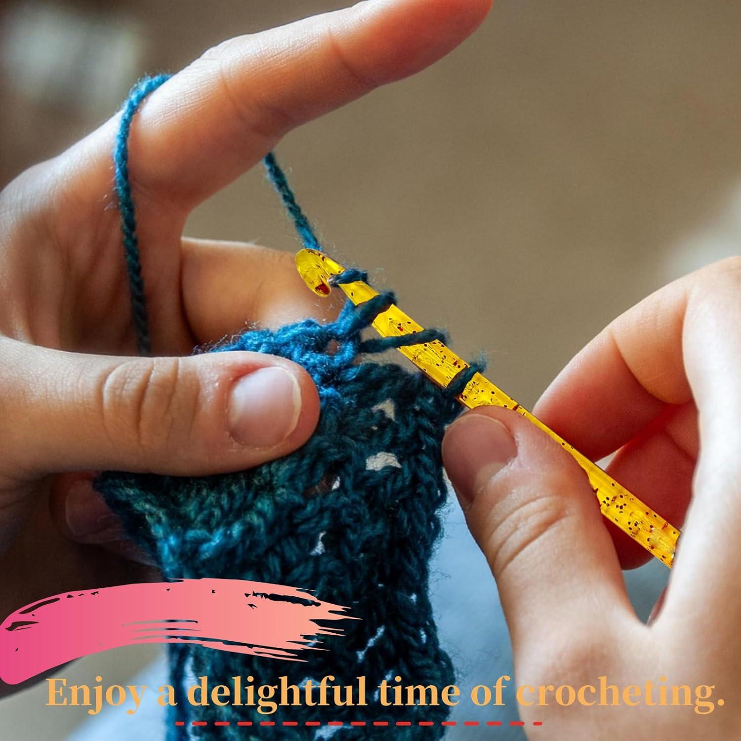 Juego de Ganchillos Ergonómicos BsHooker 3mm a 25mm con Estuche