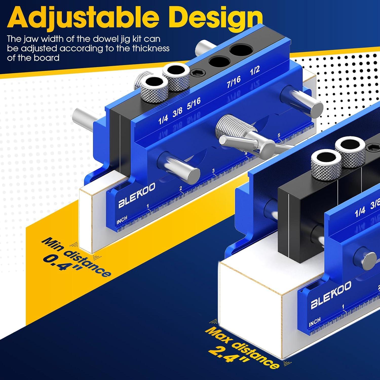 Kit de Plantilla de Alineación Automática BLEAK 5 Brocas 6 Bushings
