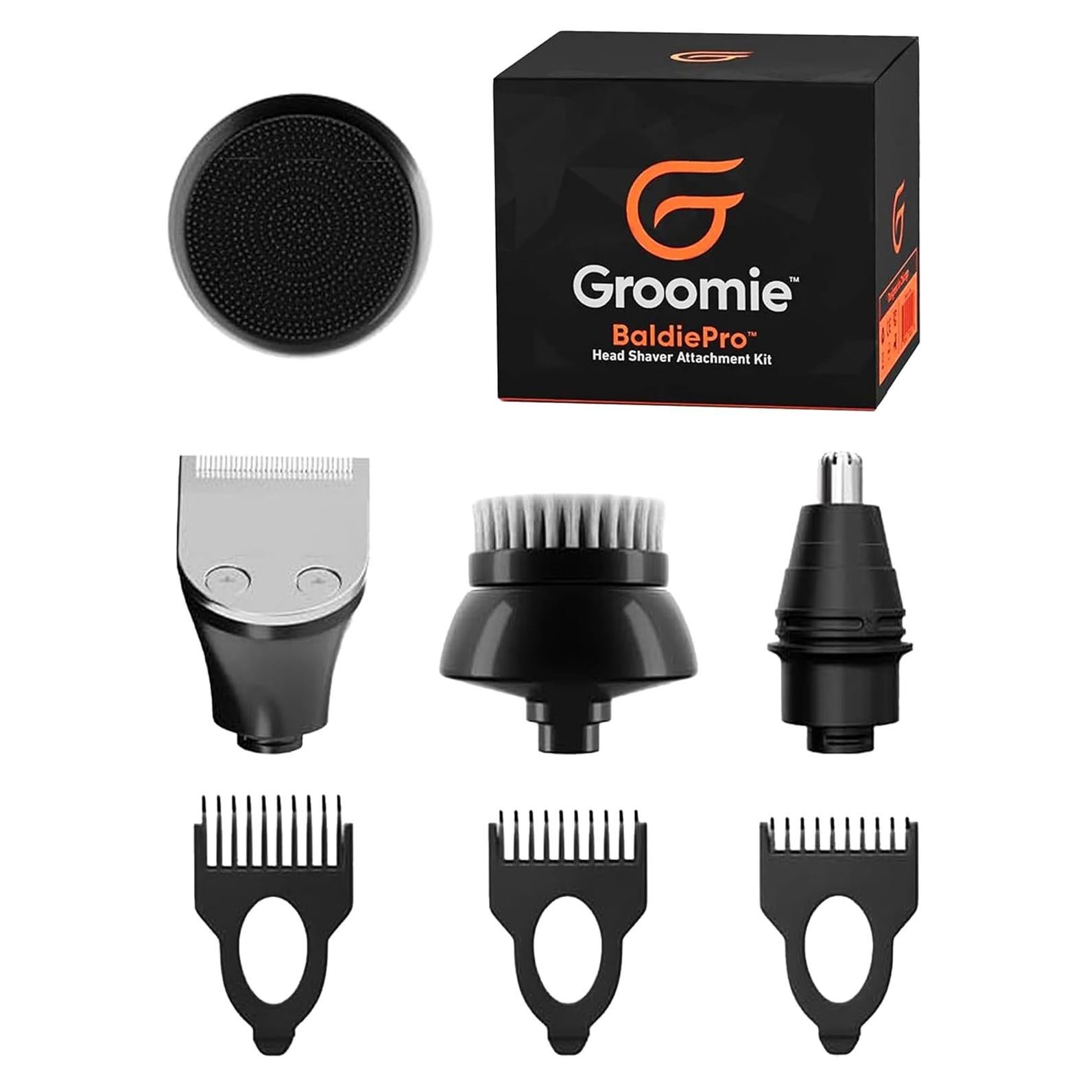 Kit de Afeitado Groomie 7 Piezas - Cortadora y Accesorios
