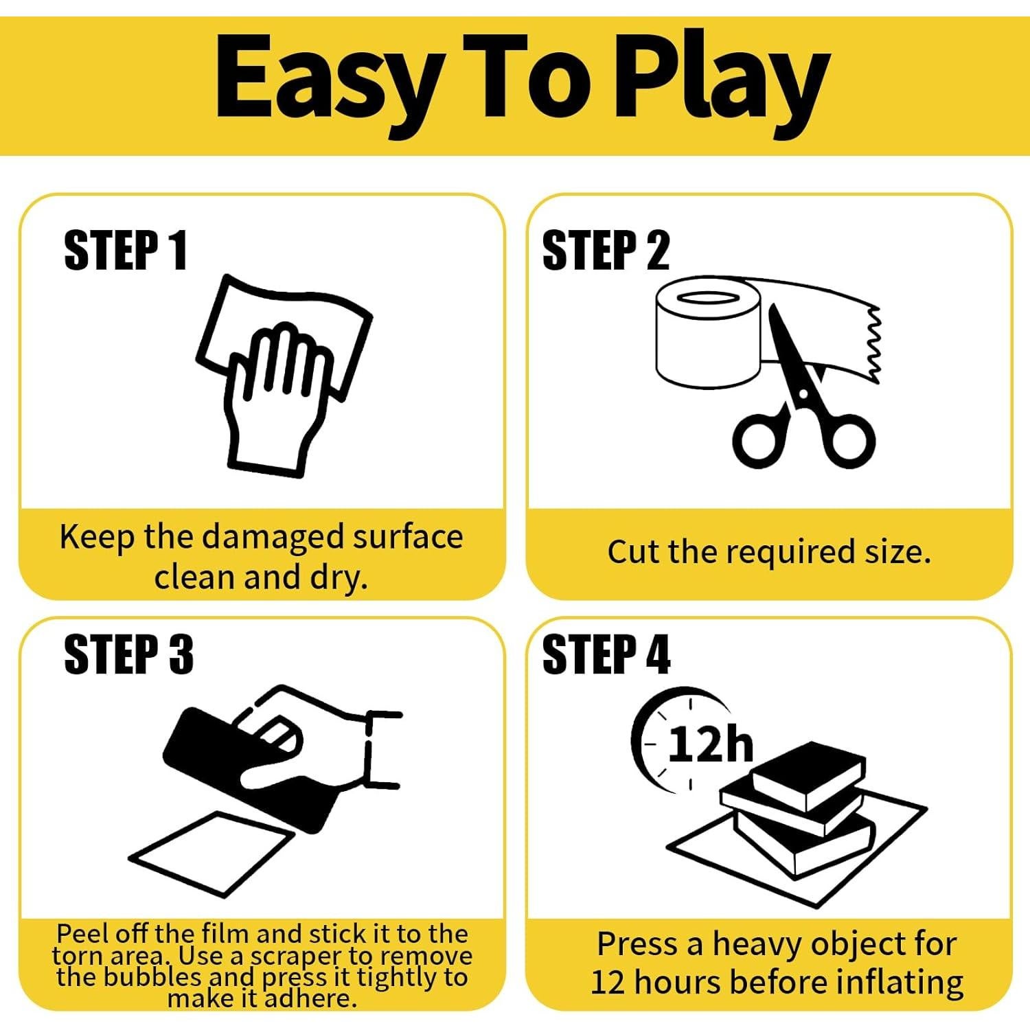 Kit de Reparación Inflable Profesional WINUSD 10.16 cm x 2.13 m