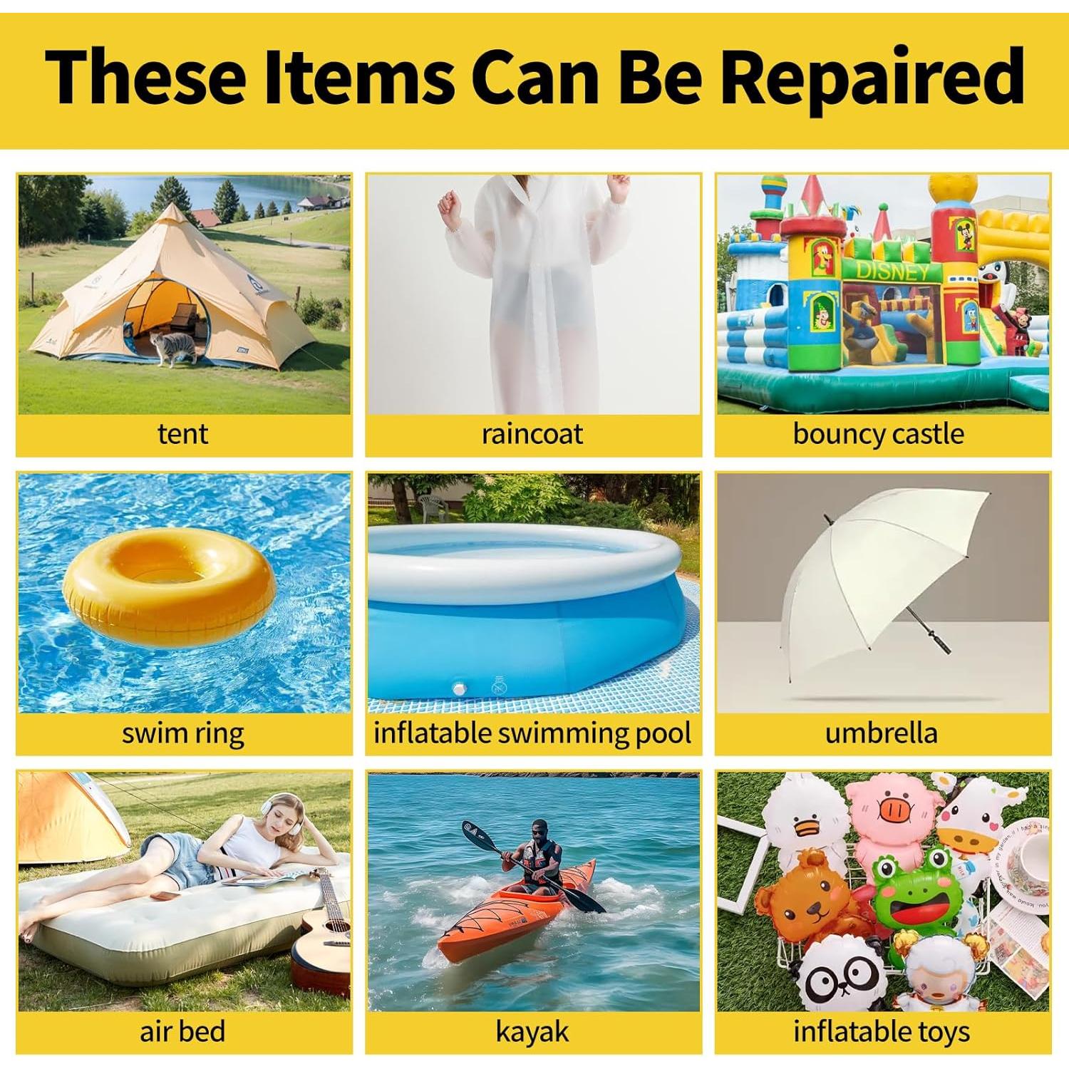 Kit de Reparación Inflable Profesional WINUSD 10.16 cm x 2.13 m