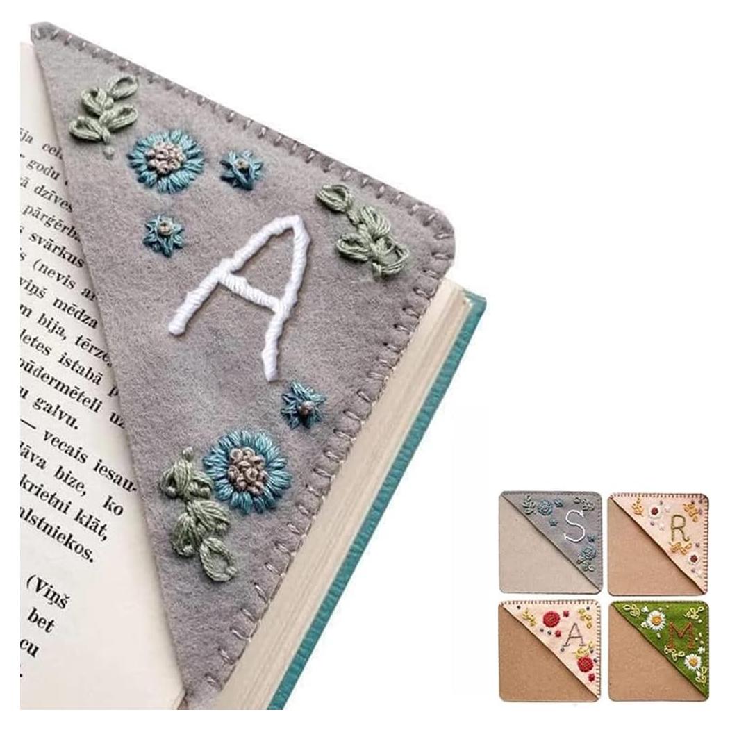 Marcador de Libro Bordado a Mano Xinhelan Invierno Personalizado