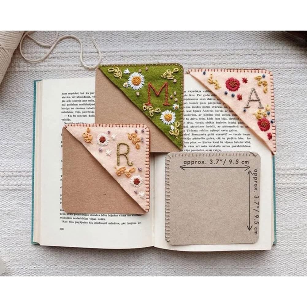 Marcador de Libro Bordado a Mano Xinhelan Invierno Personalizado