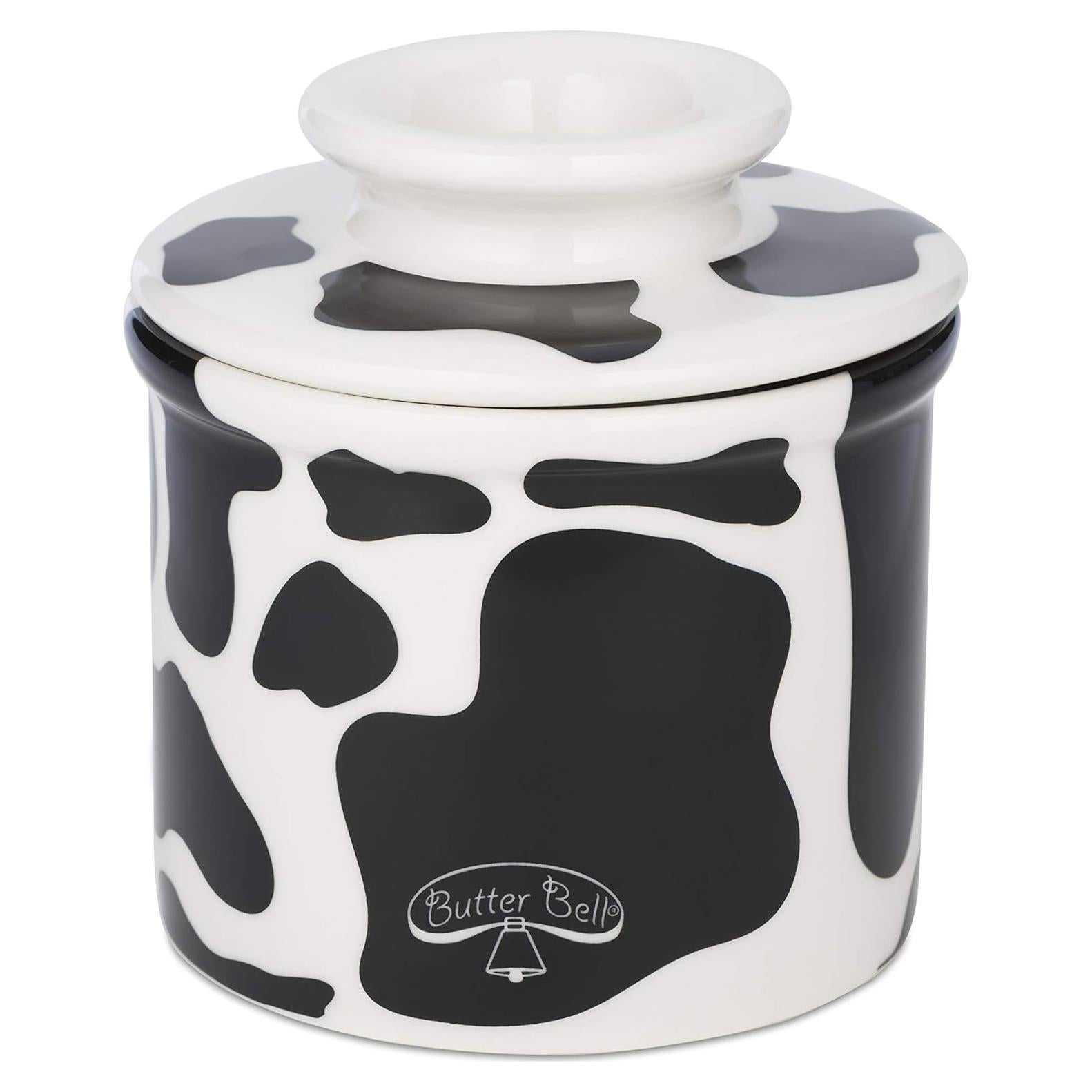 Butter Bell Crock Cerámica Francesa L. Tremain Patrón Vaca
