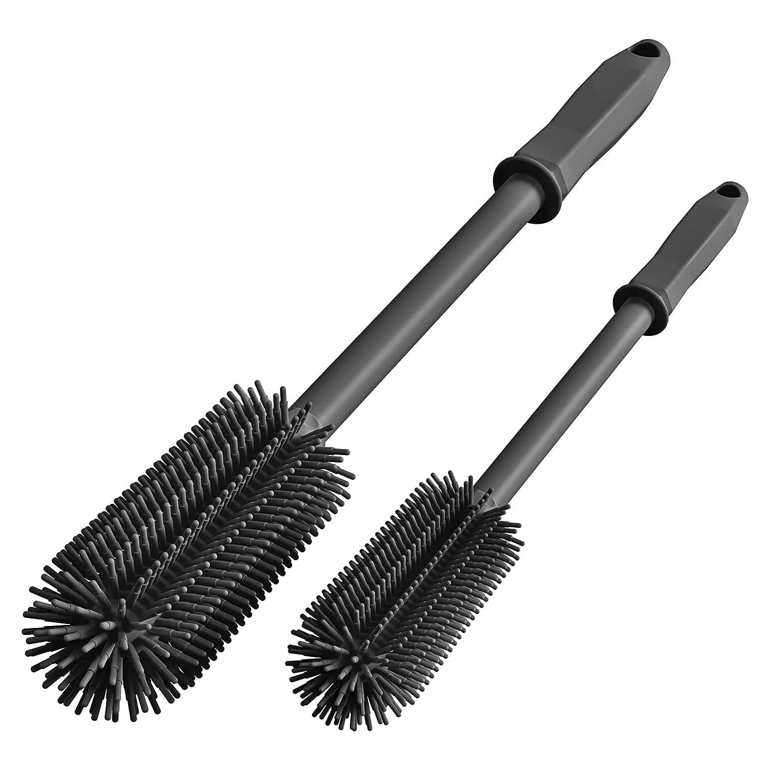 Cepillo Limpiador de Botellas de Silicona SUPPHOUS 2 Piezas