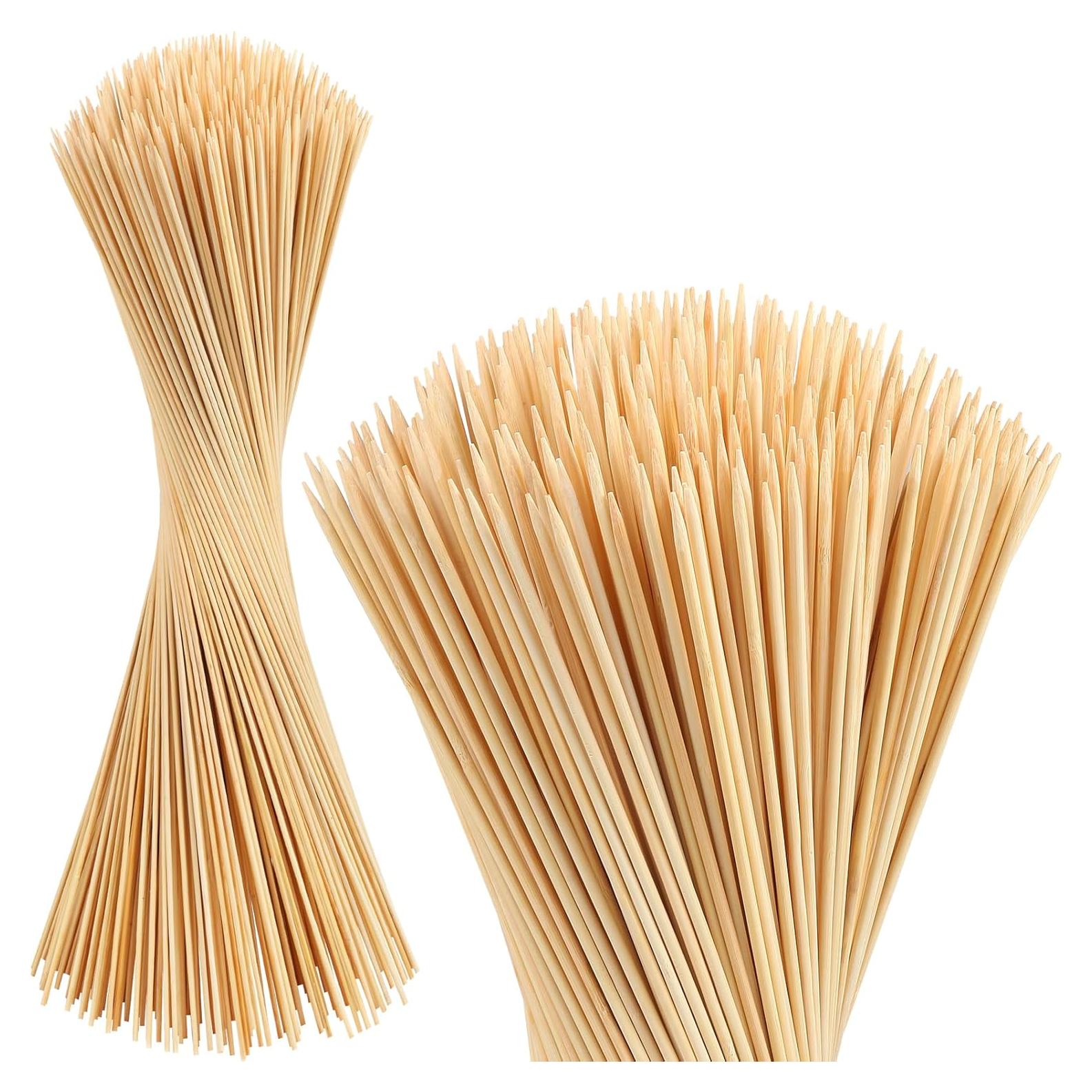 Paquete de 150 Palos de Bambú para Asar Malvaviscos 76 cm