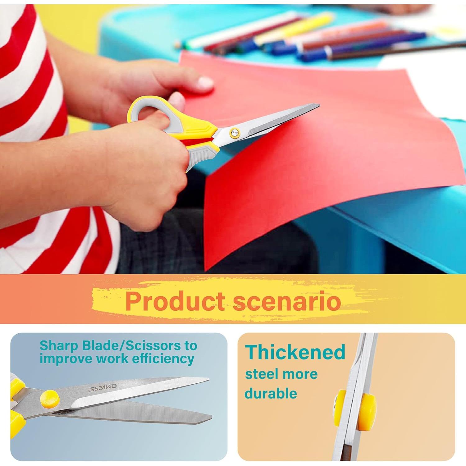 Tijeras Multiusos QMVESS 21.6 cm Paquete de 3 Afiladas