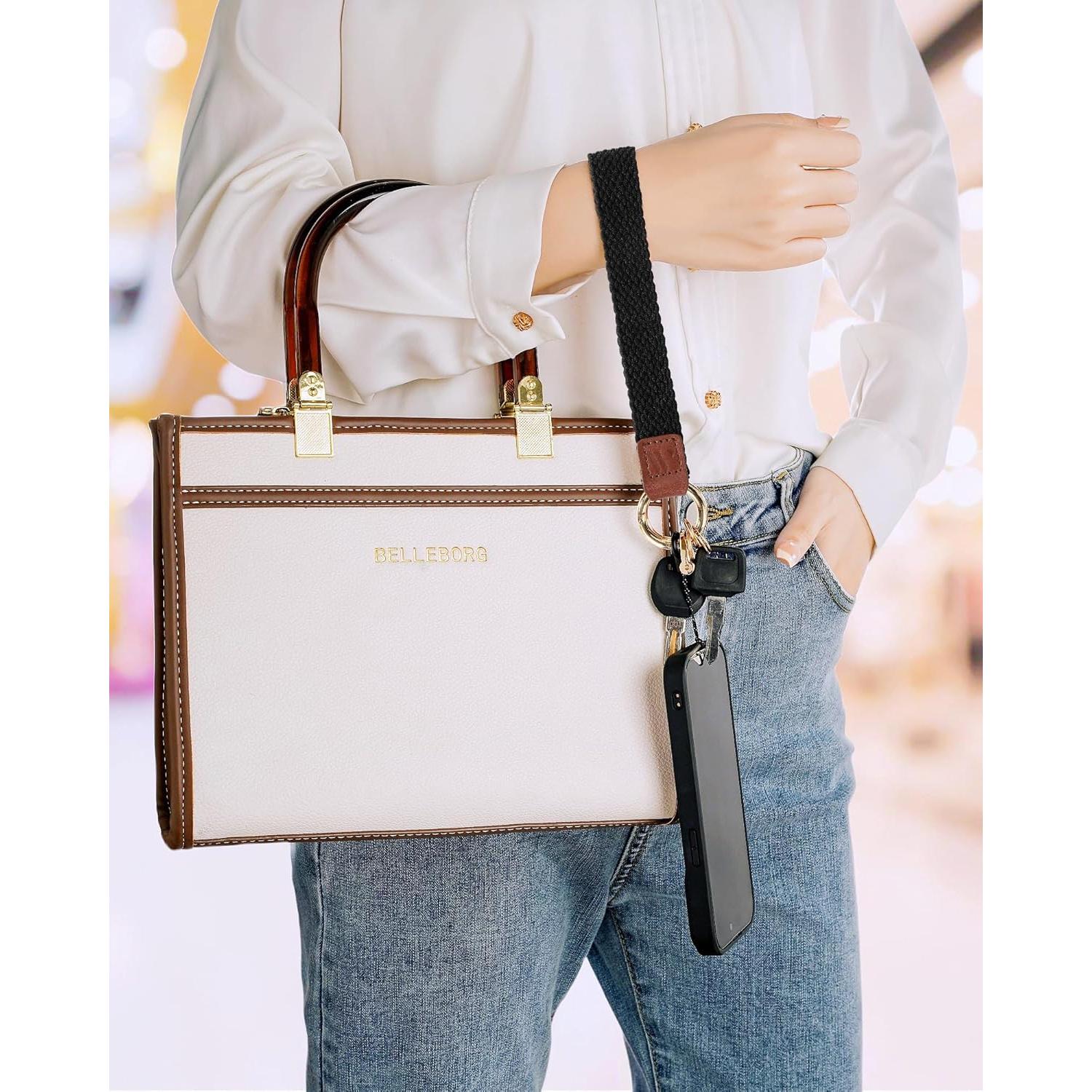 Llave de Muñeca WEESMILE Negra, Llavero Elástico de Nylon