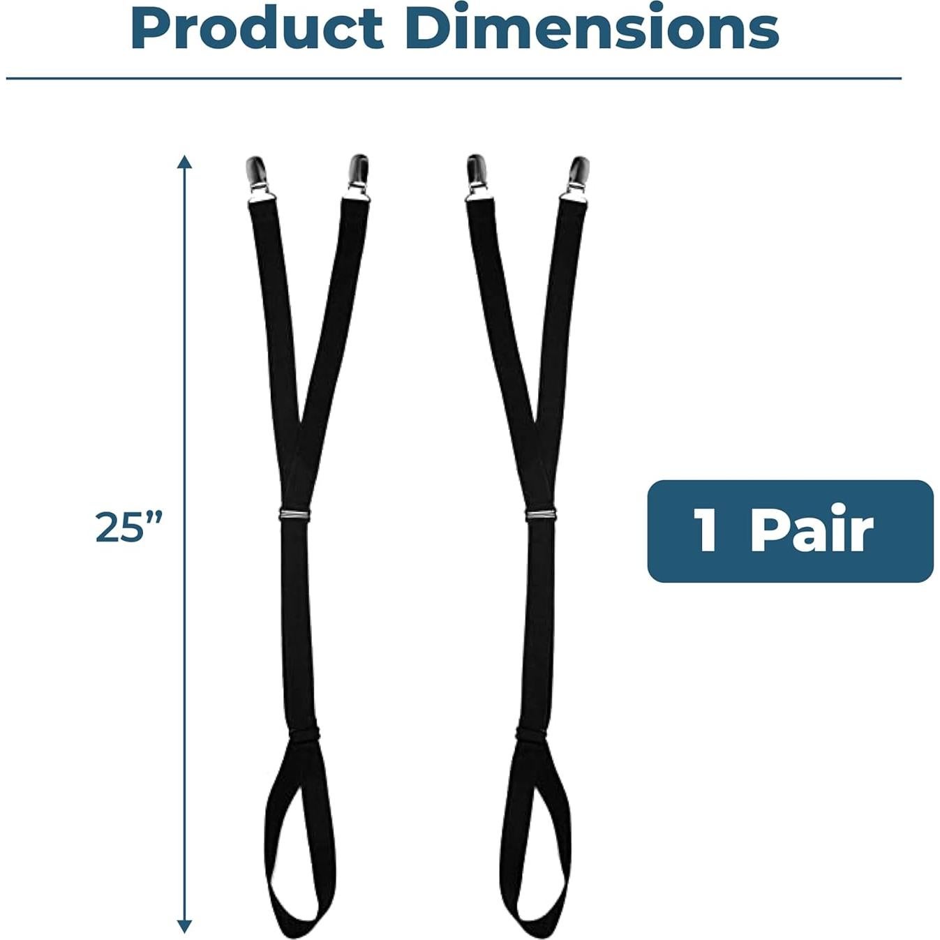 Tirantes Ajustables Unisex Comfy Clothiers - 63.5 cm Negro