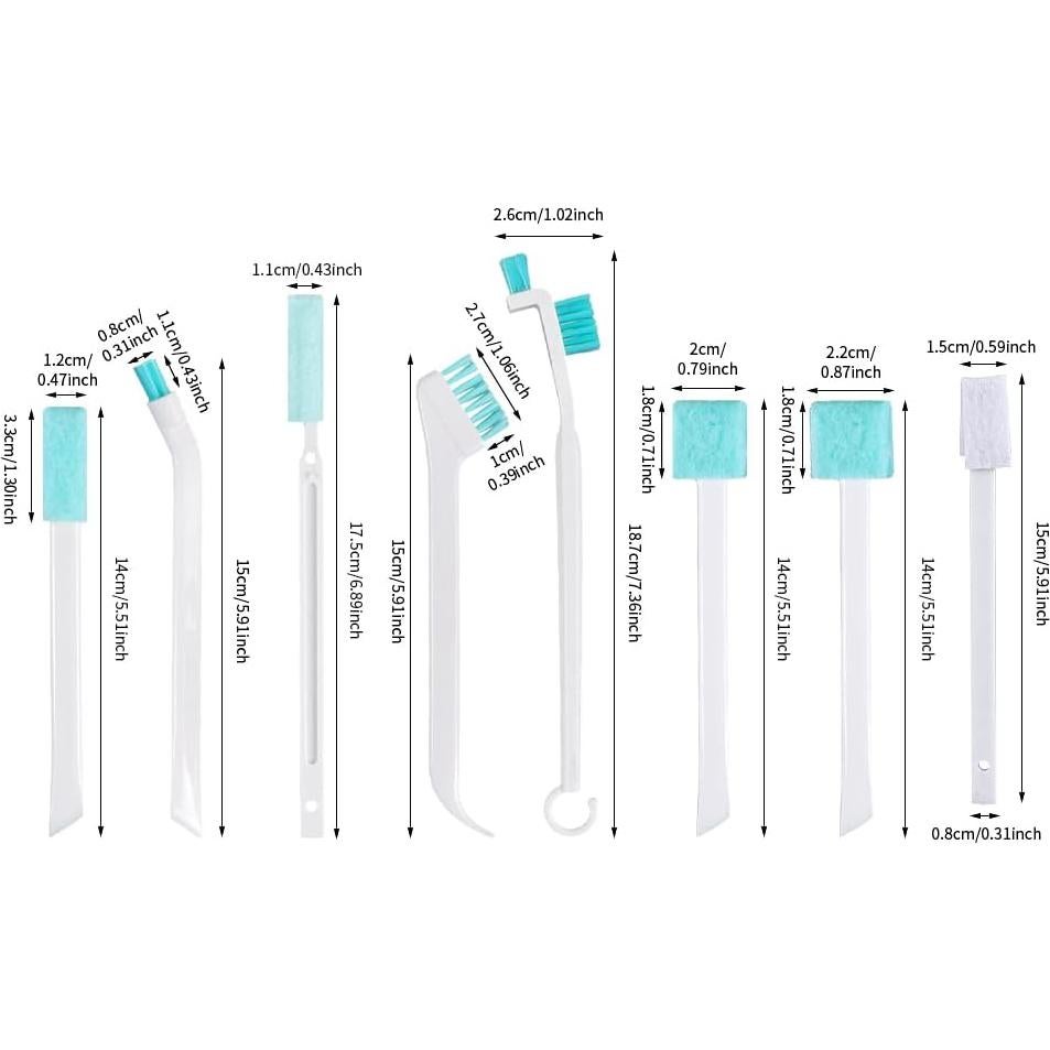 Juego de 15 Cepillos de Limpieza EKDJKK para Rincones y Detalles