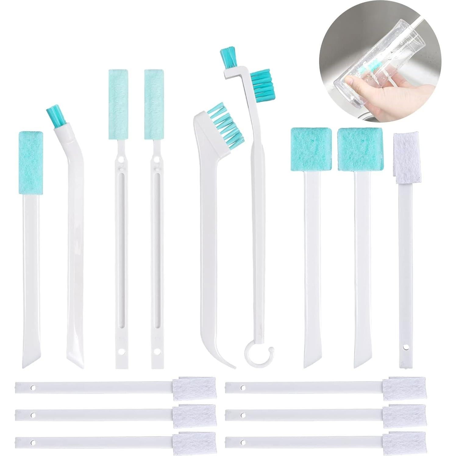 Juego de 15 Cepillos de Limpieza EKDJKK para Rincones y Detalles