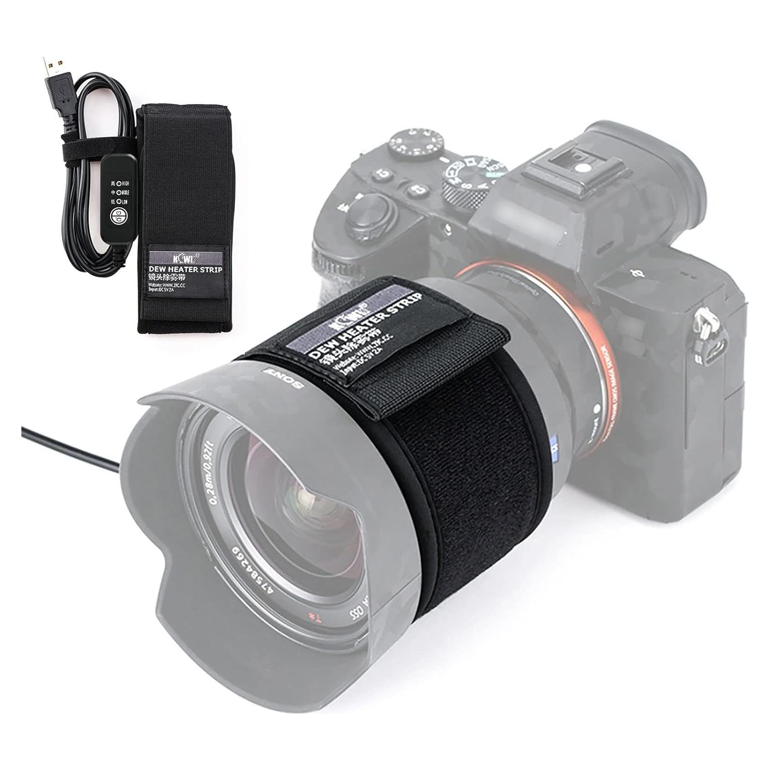 Calentador de Lente USB Jinjiacheng DHS-1 para Lentes 80mm