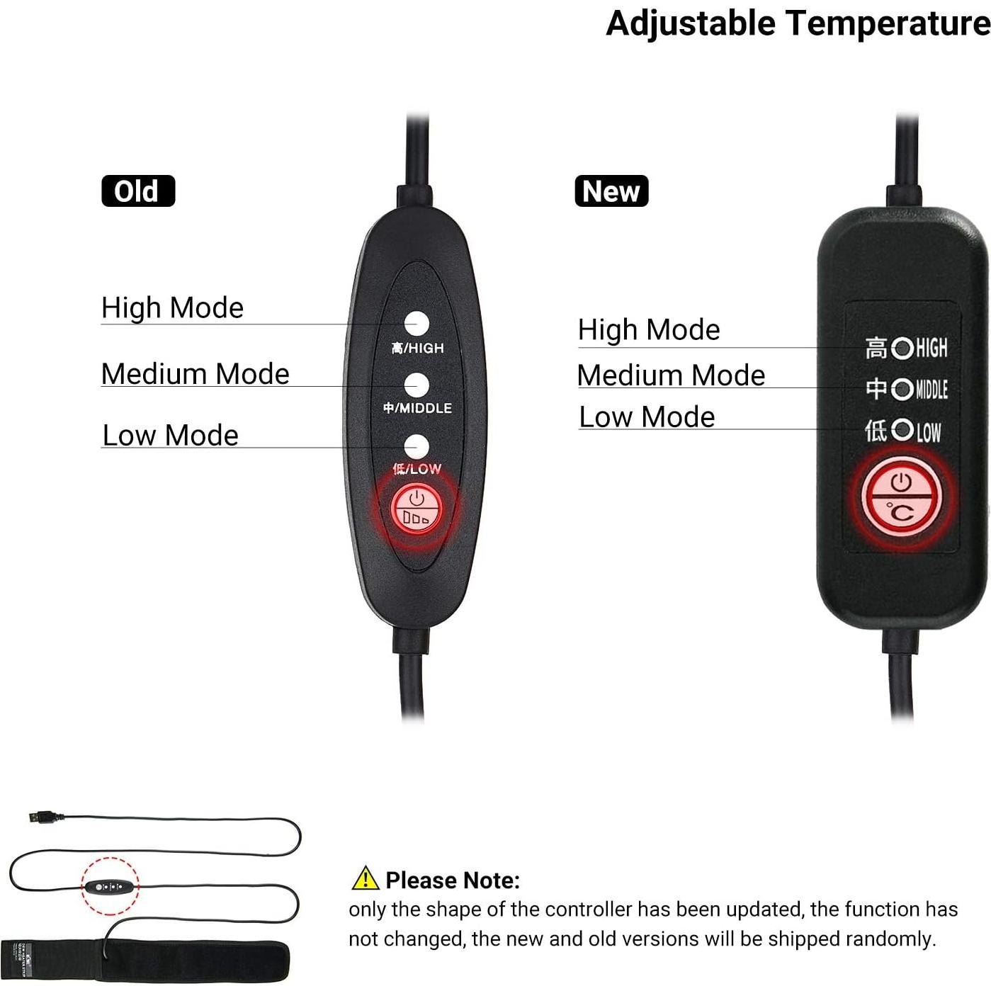 Calentador de Lente USB Jinjiacheng DHS-1 para Lentes 80mm