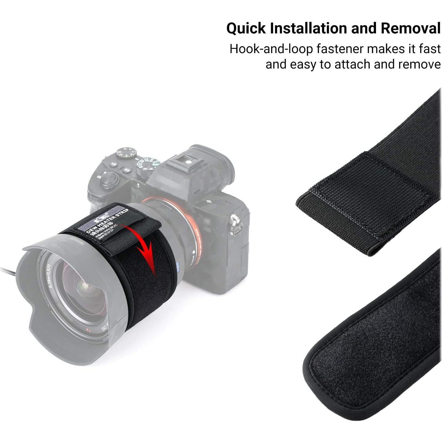 Calentador de Lente USB Jinjiacheng DHS-1 para Lentes 80mm