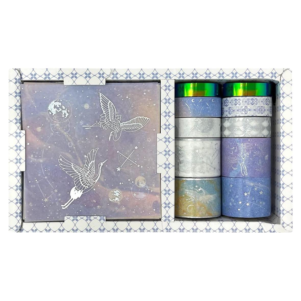 Set de Cinta Washi y Pegatinas Decorativas Allydrew - 10 Rollos y 10 Hojas