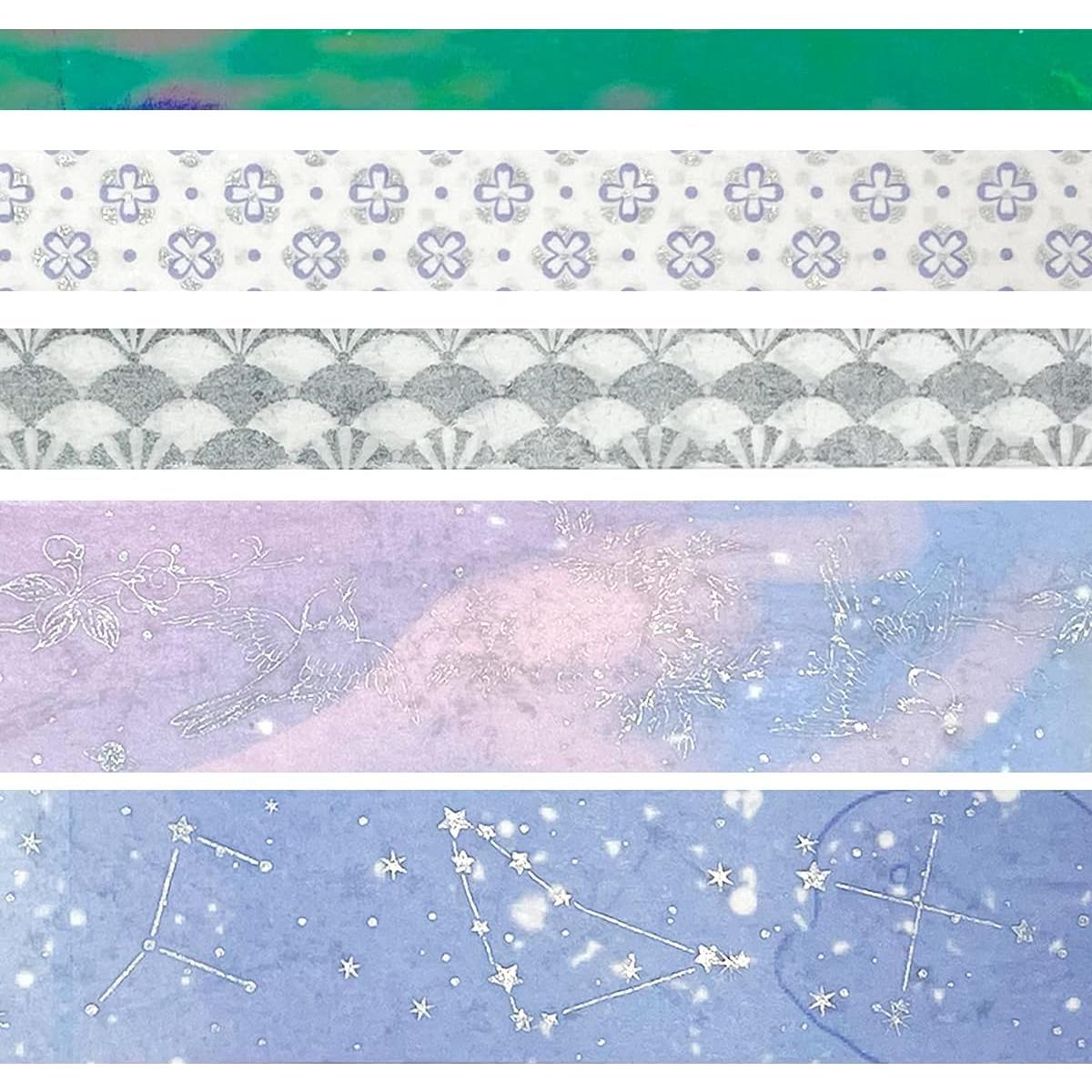 Set de Cinta Washi y Pegatinas Decorativas Allydrew - 10 Rollos y 10 Hojas