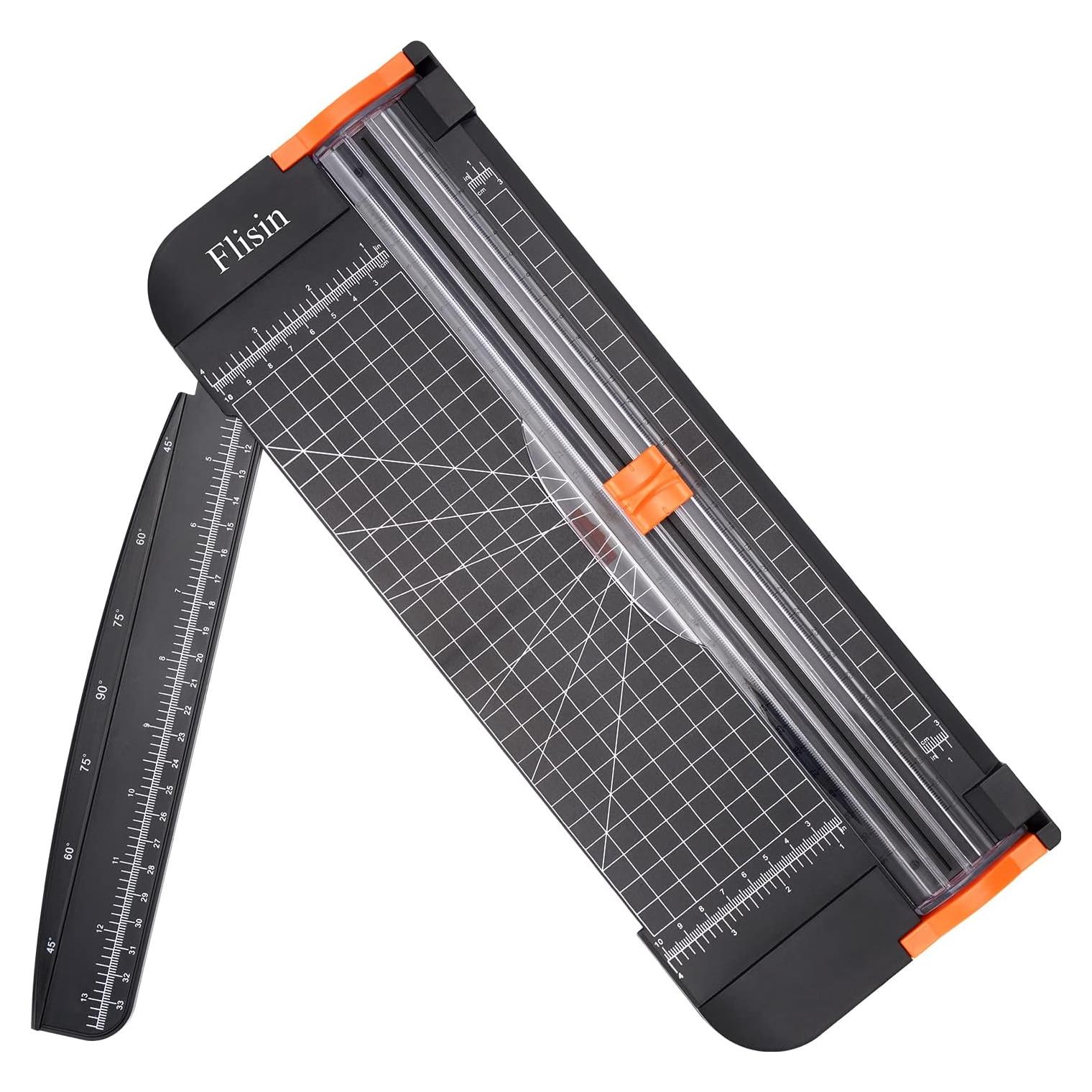 Cortadora de Papel Guillotina Flisin 30 cm con Protección Seguridad