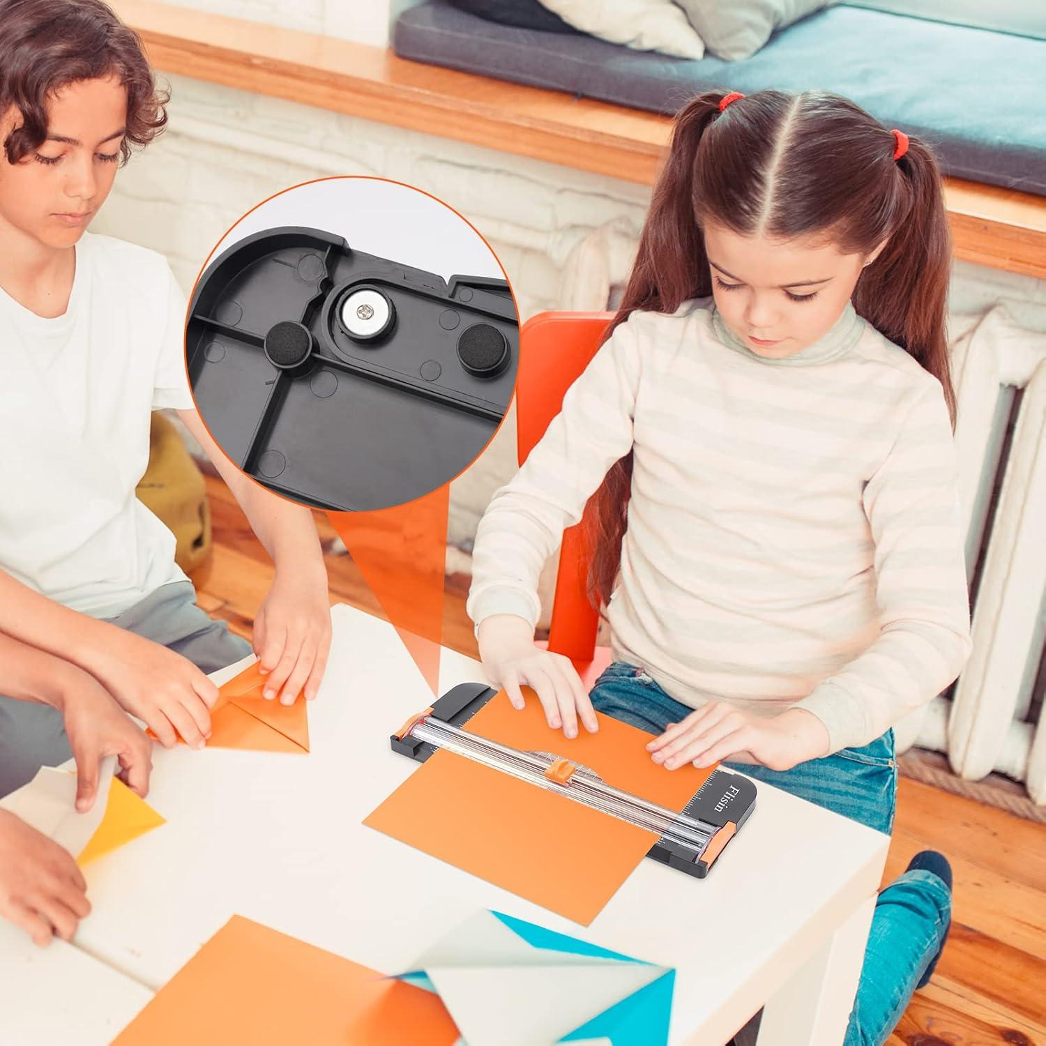 Cortadora de Papel Guillotina Flisin 30 cm con Protección Seguridad