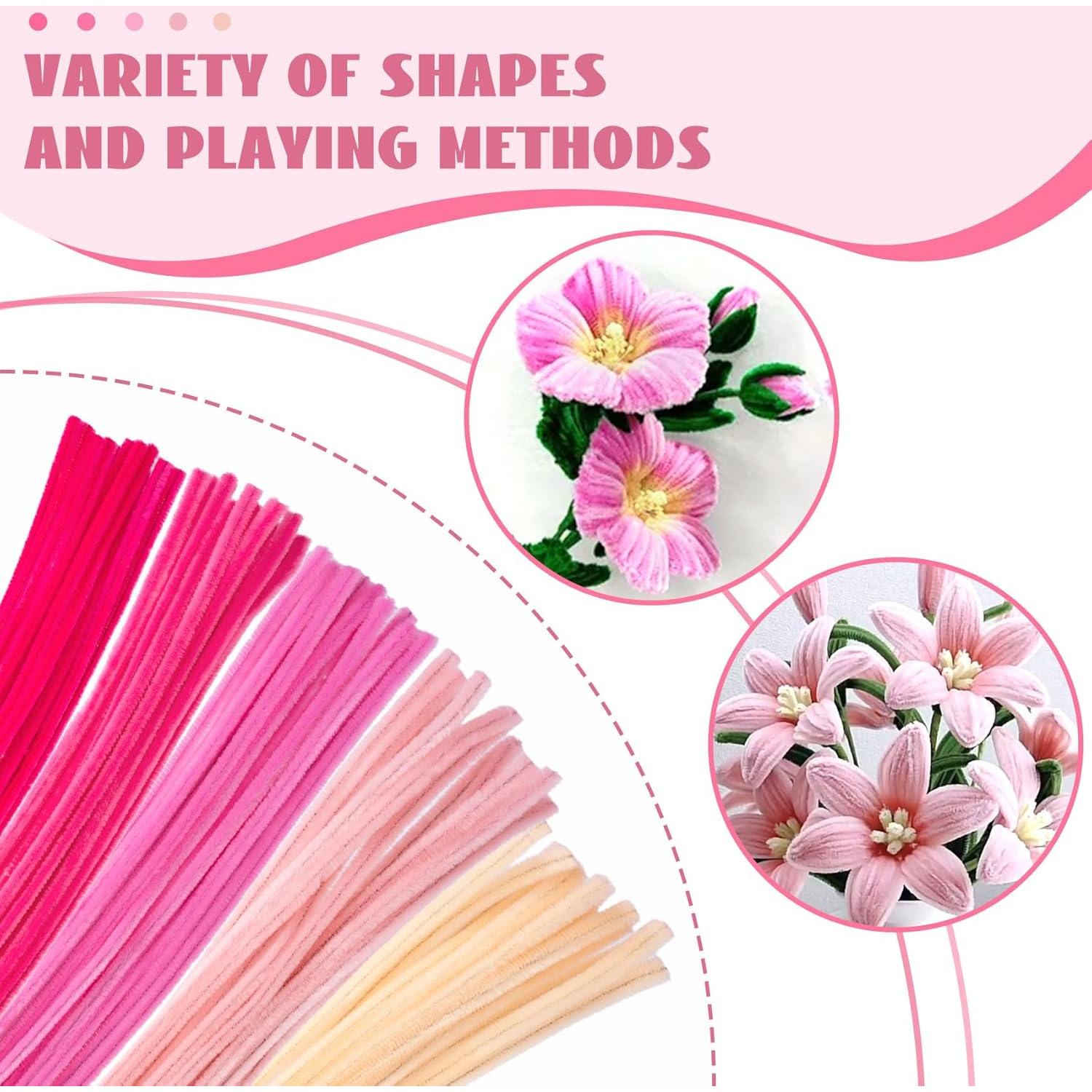 Juego de 75 Limpiadores de Tubos STSTR para Manualidades 30 cm