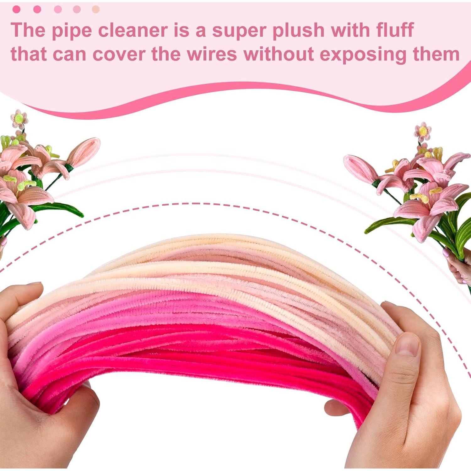 Juego de 75 Limpiadores de Tubos STSTR para Manualidades 30 cm