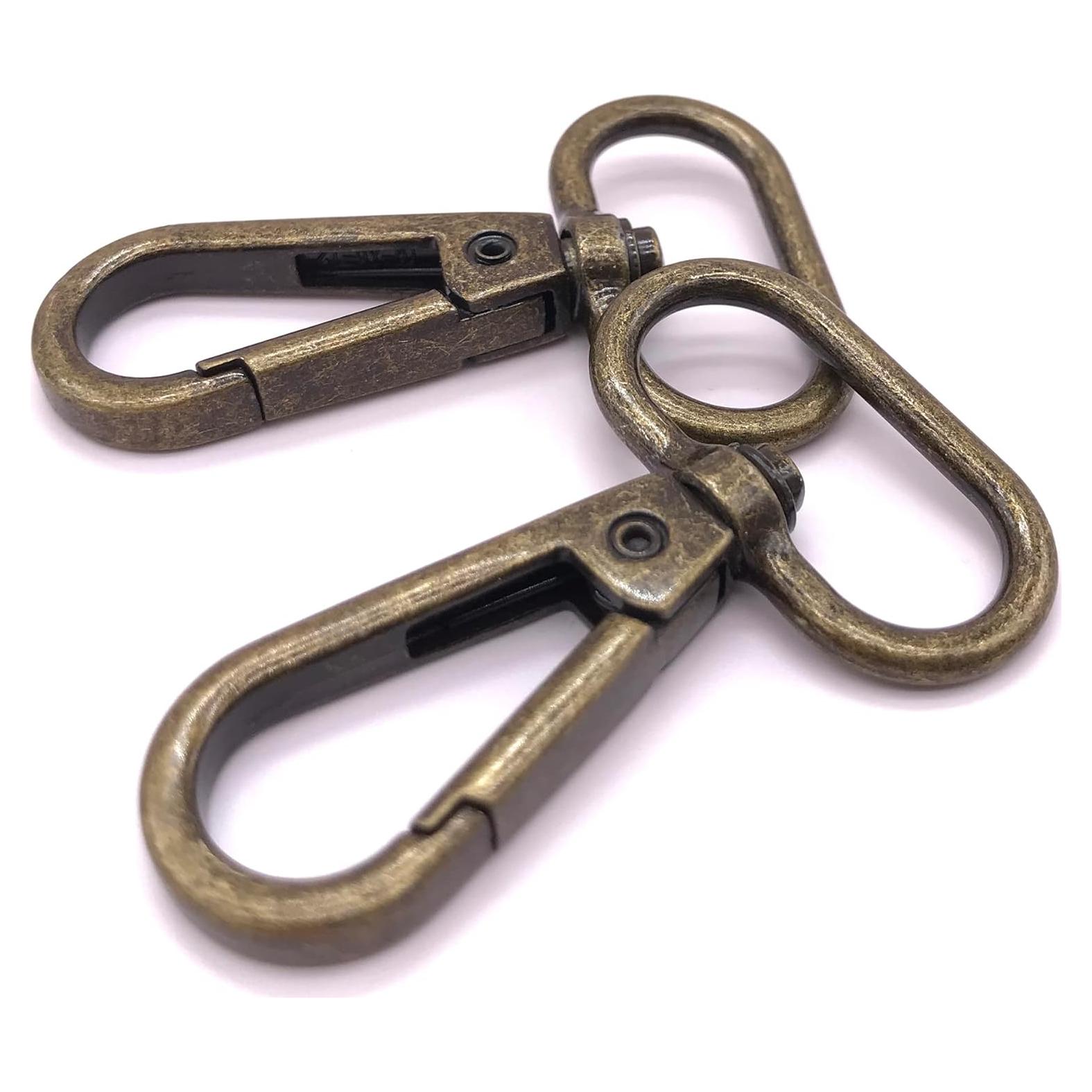 Ganchos Giratorios de Langosta Goyunwell 1" Bronce Antiguo - Paquete de 15