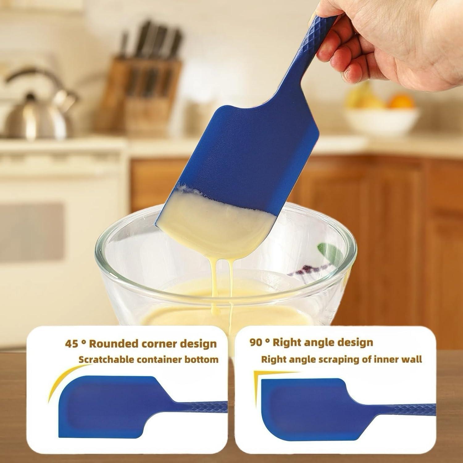 Espátula de Silicona HRDA Resistente al Calor 29.5 cm Azul