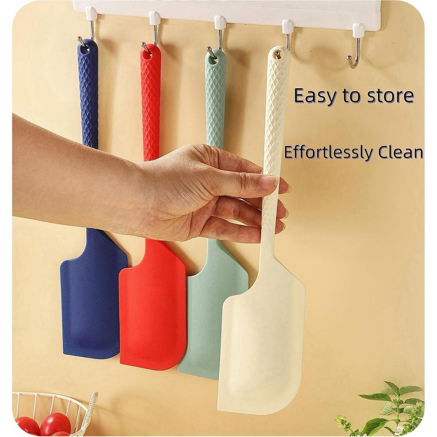 Espátula de Silicona HRDA Resistente al Calor 29.5 cm Azul