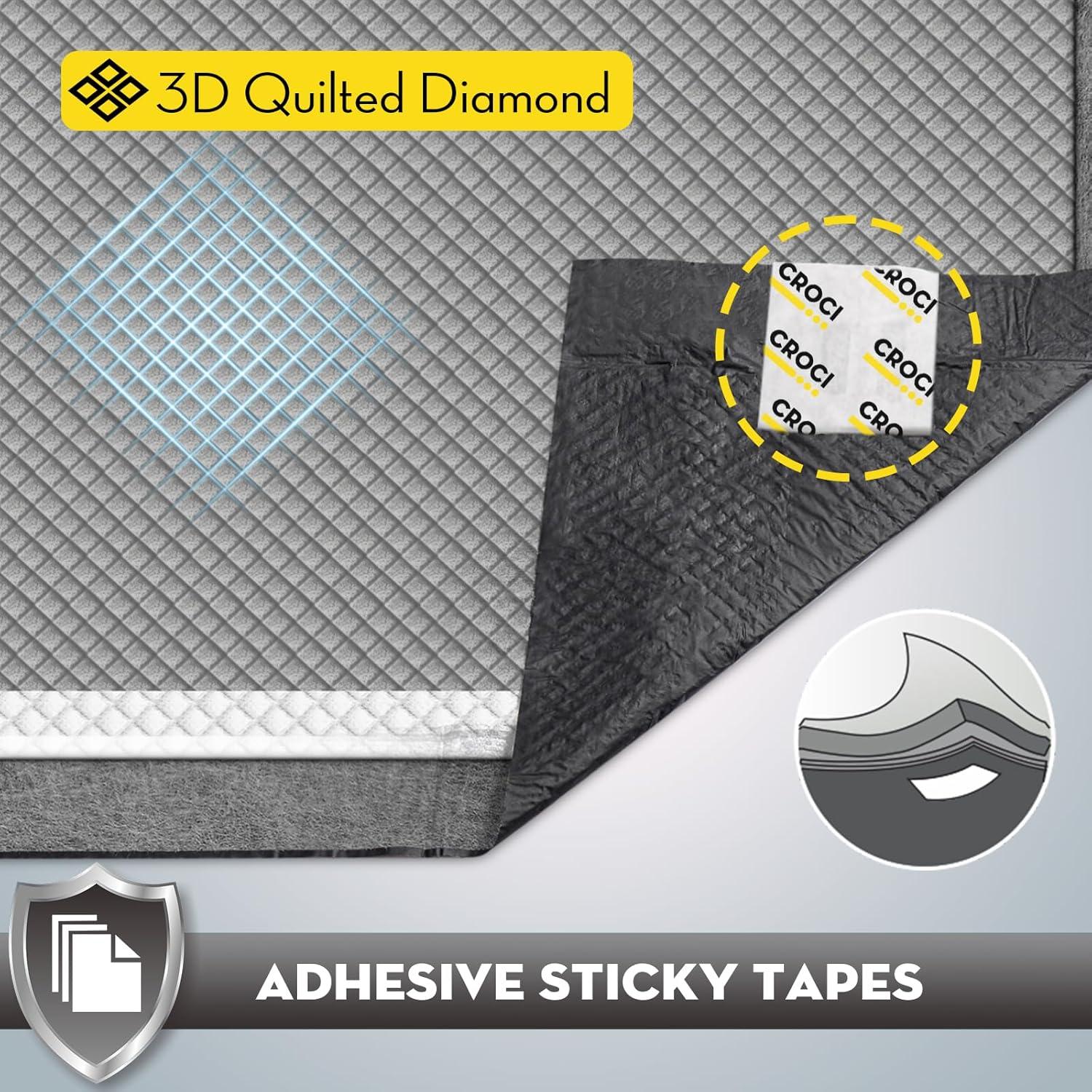 Almohadillas para Cachorros CROCI 56x56cm 50 Unidades Absorbentes