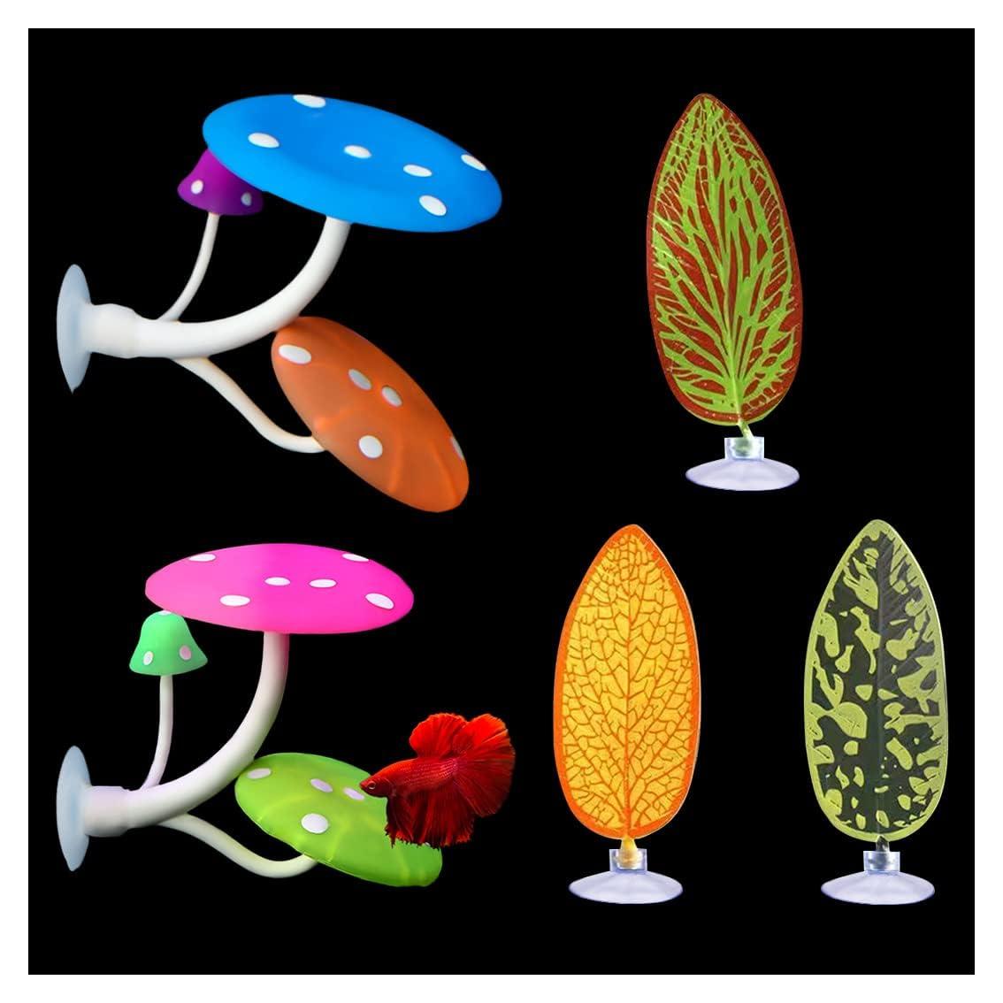 5 Pcs Hamaca de Hongo y Almohadillas de Hoja DIYBravo