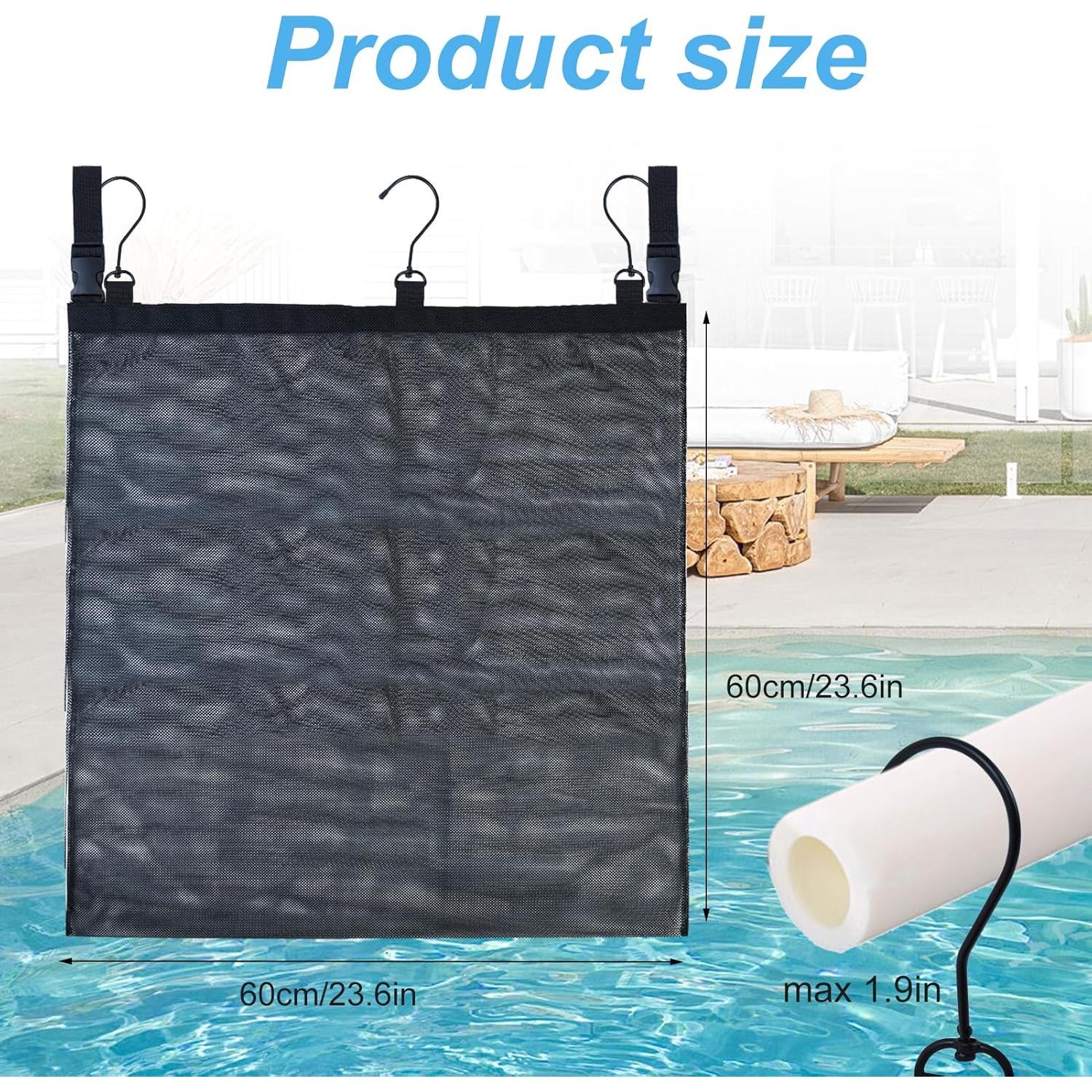 Paquete de 2 Bolsas Laterales de Malla Pilleay 60x60 cm