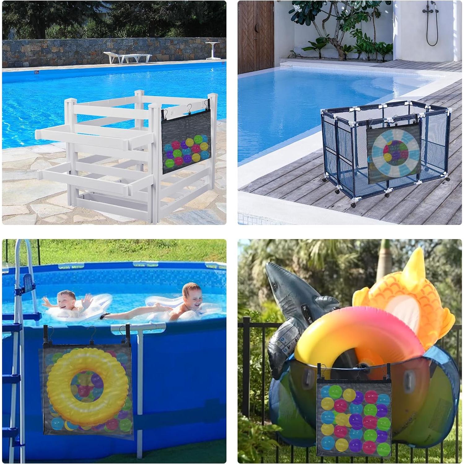 Paquete de 2 Bolsas Laterales de Malla Pilleay 60x60 cm