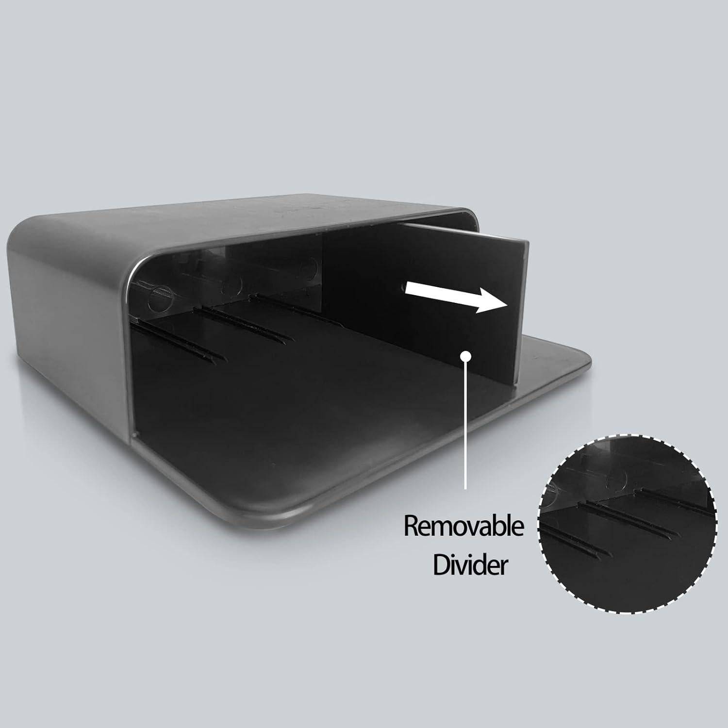 Soporte Magnético para Marcadores Borrables Simetufy 12.5x12x4cm Negro