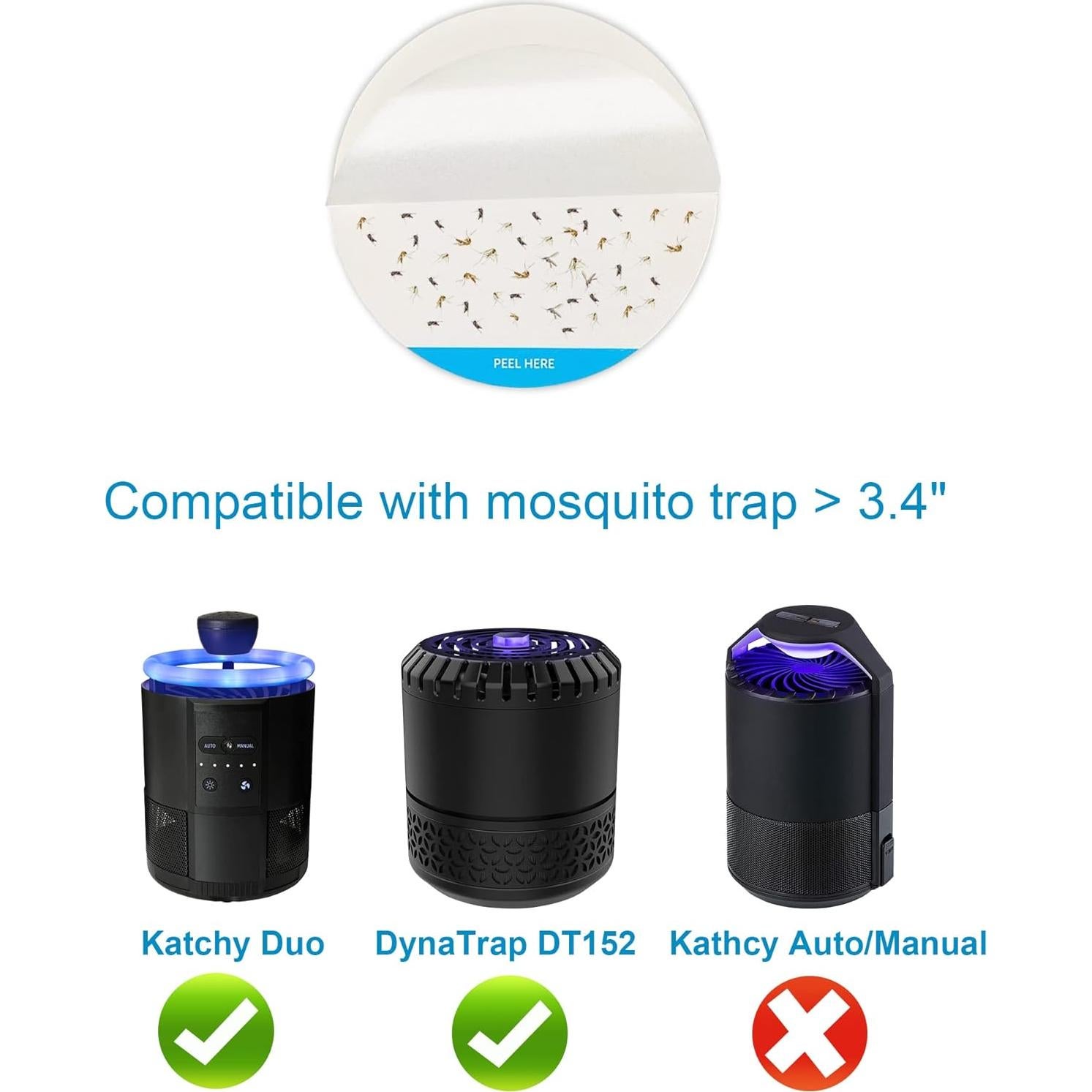 Paquete de 12 Tableros de Pegamento Shootingstar 8.64 cm para Insectos