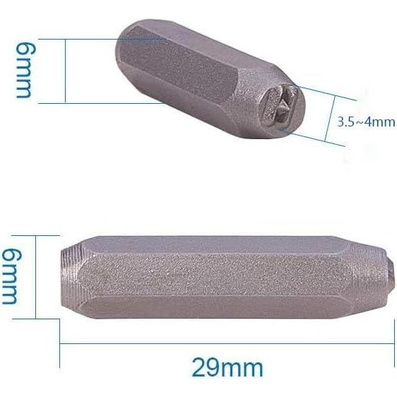 Kit de Estampado de Metal PH PandaHall 37 Piezas Letras y Números