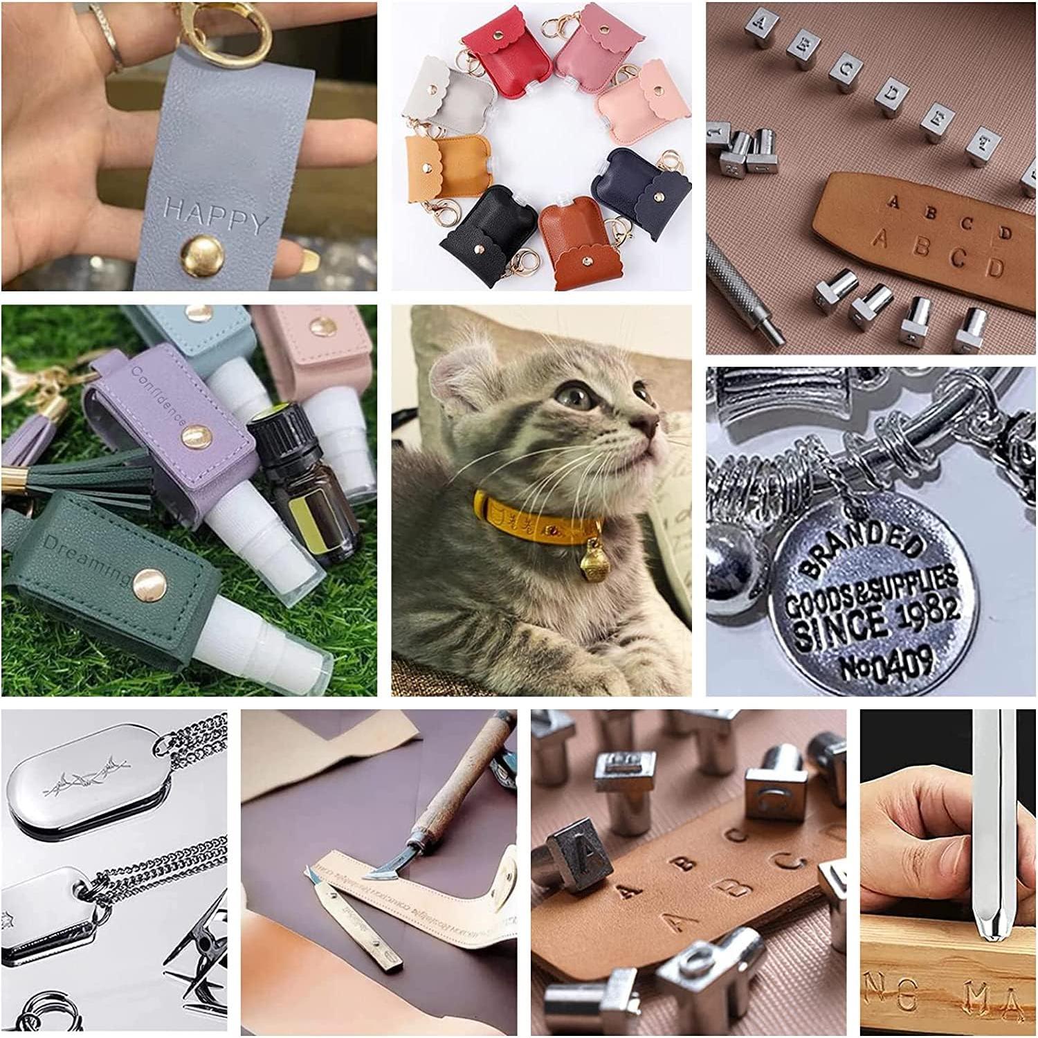 Kit de Estampado de Metal PH PandaHall 37 Piezas Letras y Números