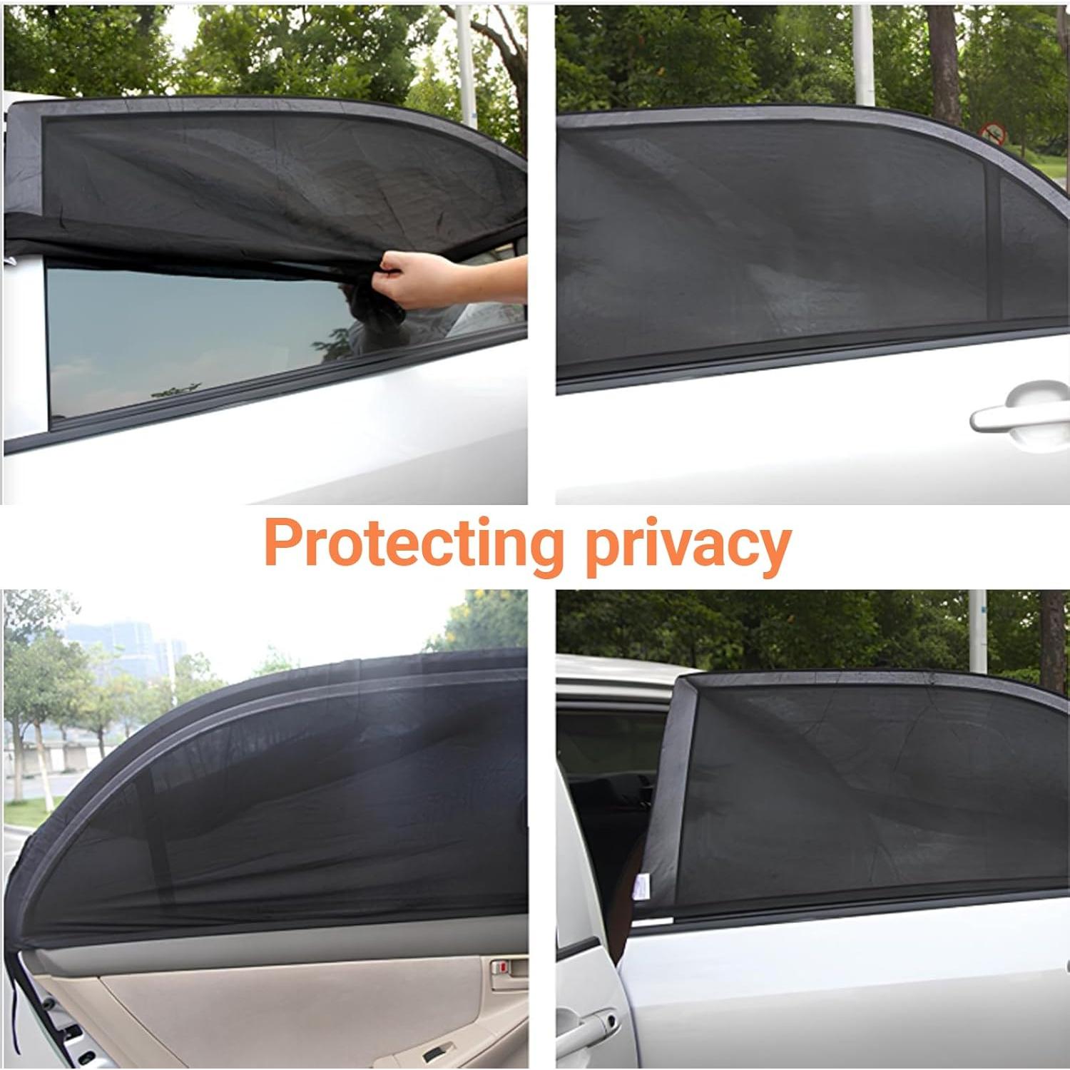 Cubierta de Sombra para Ventana de Auto YYTQP 2 PCS 75x50cm