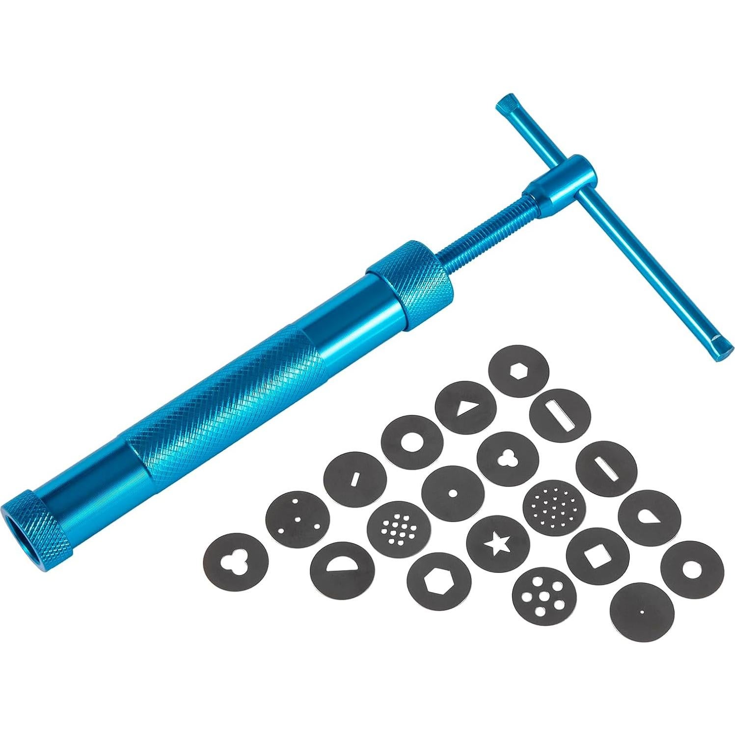 Juego de herramientas para decorar pasteles YAMHOHO con extrusora