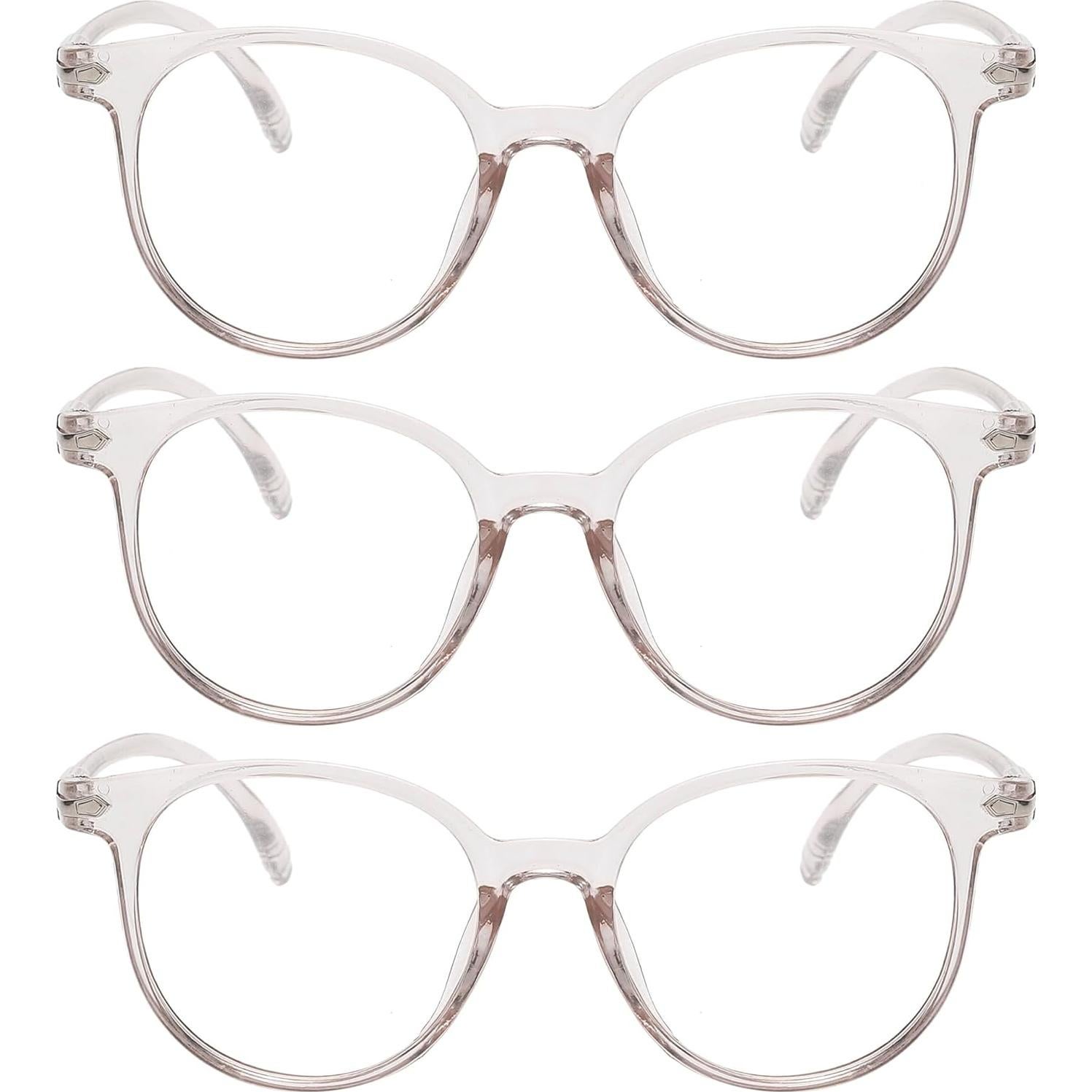 Gafas de luz azul OWL con lentes claros UV400 - Paquete de 3