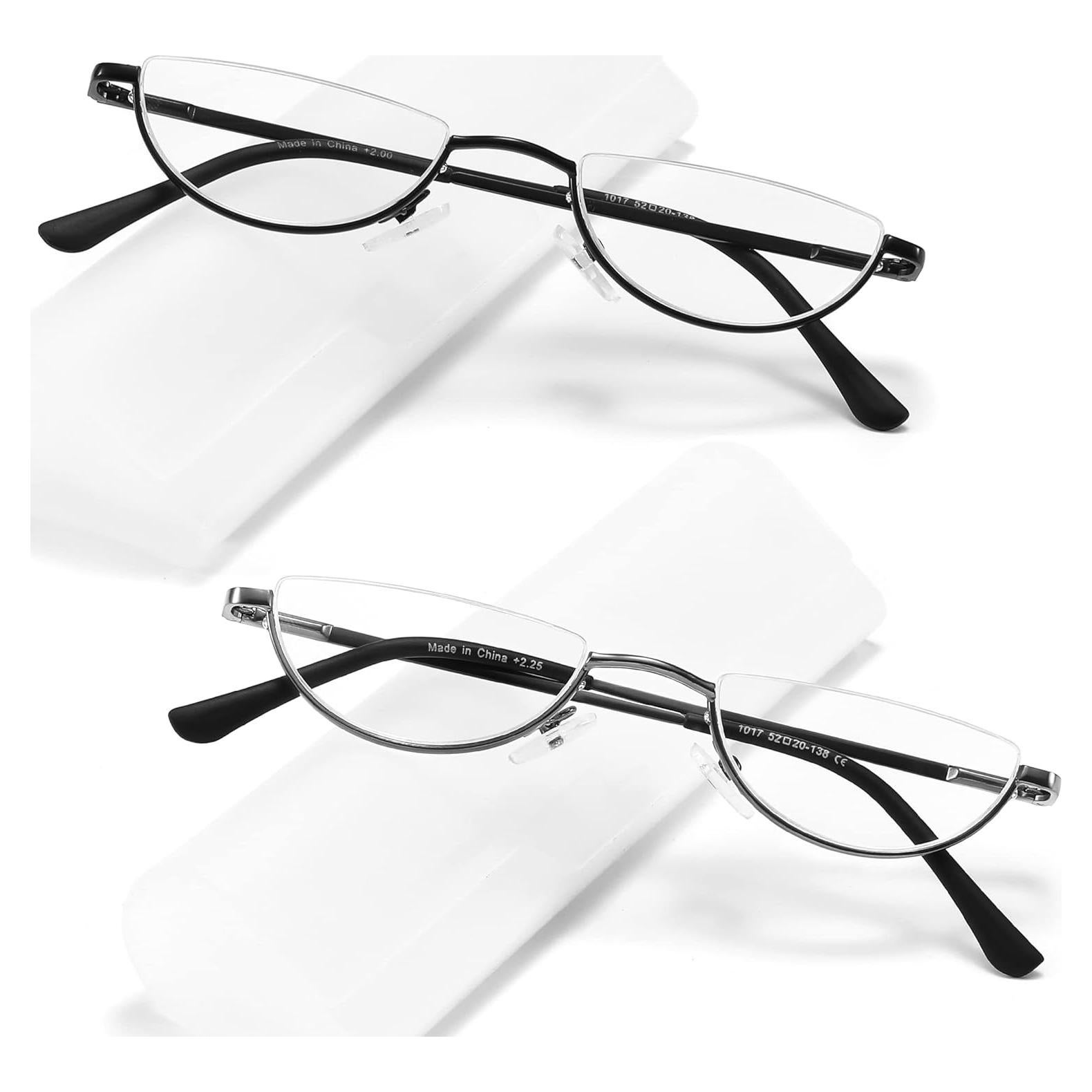 Gafas de Lectura TOVEEN 2 Piezas Anti Luz Azul UV400