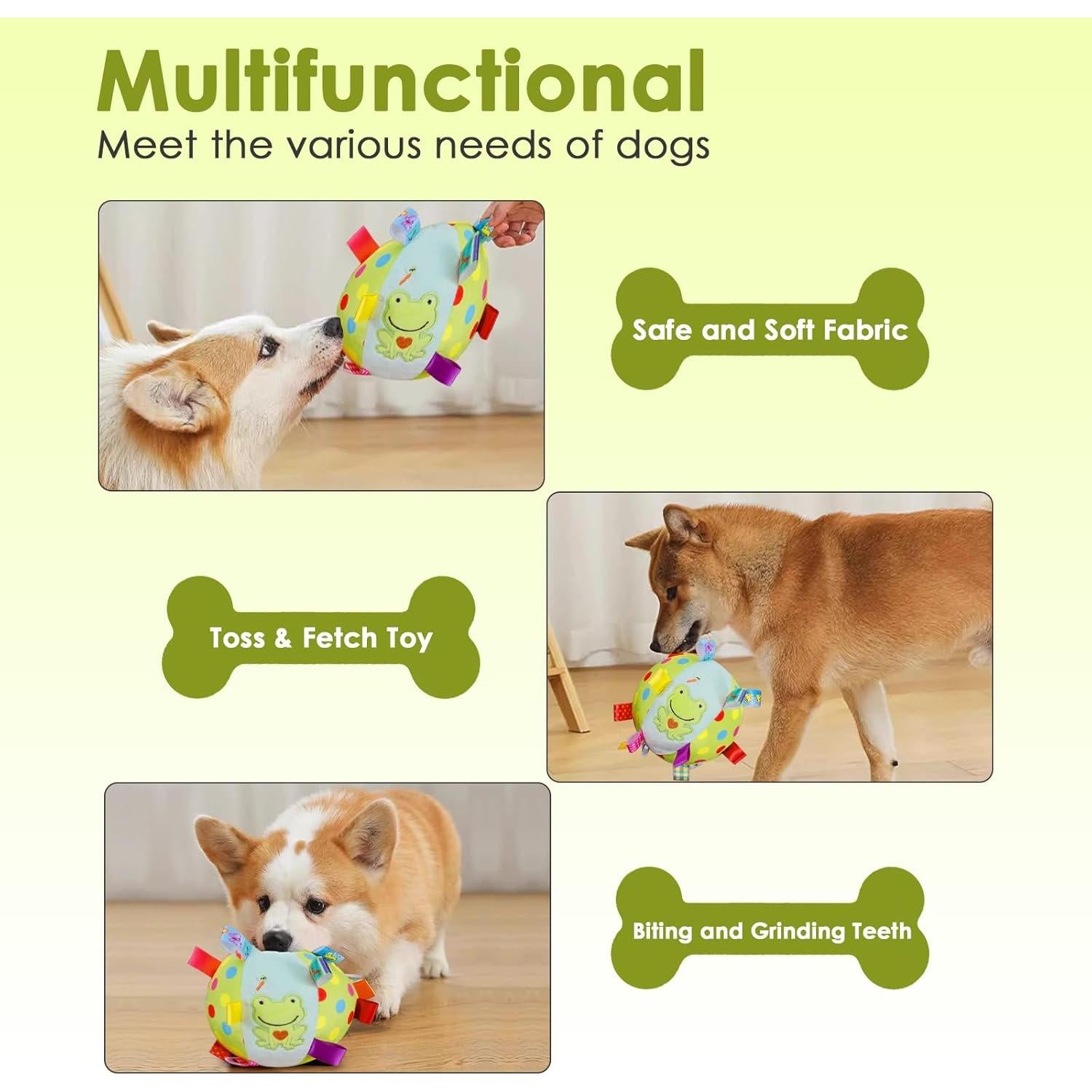 Juguete de Peluche Interactivo para Perros Letalong 15 cm