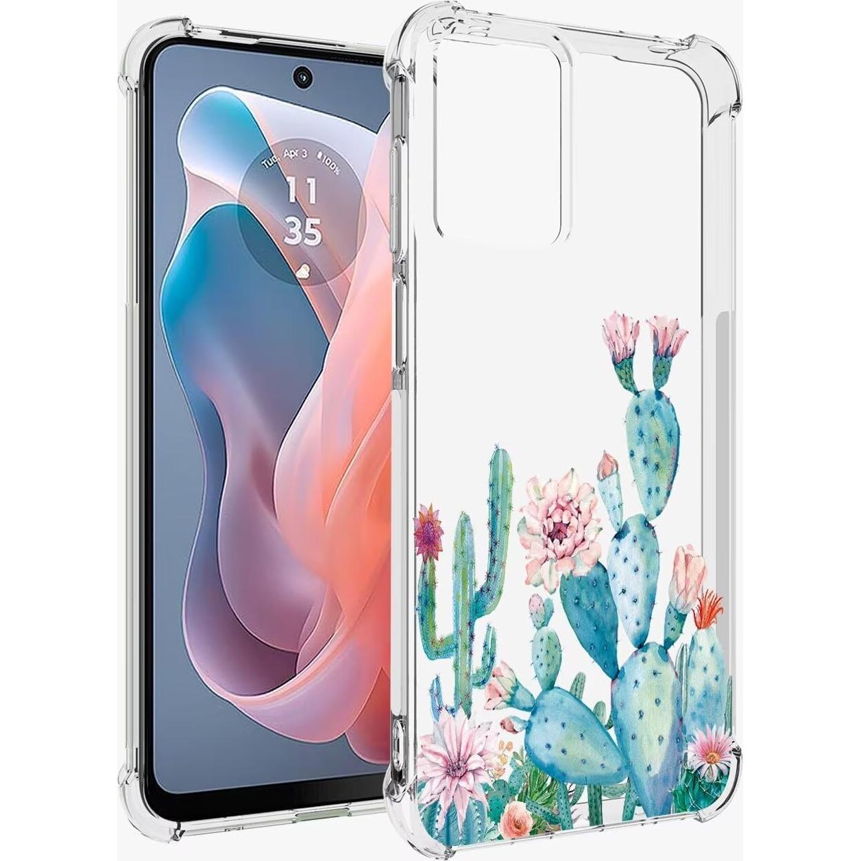 Funda Protectora TPU Floral para Moto G Play 2024 4G - Sidande