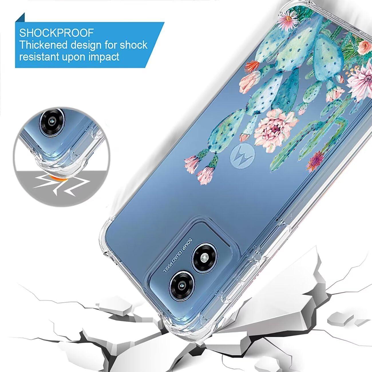 Funda Protectora TPU Floral para Moto G Play 2024 4G - Sidande