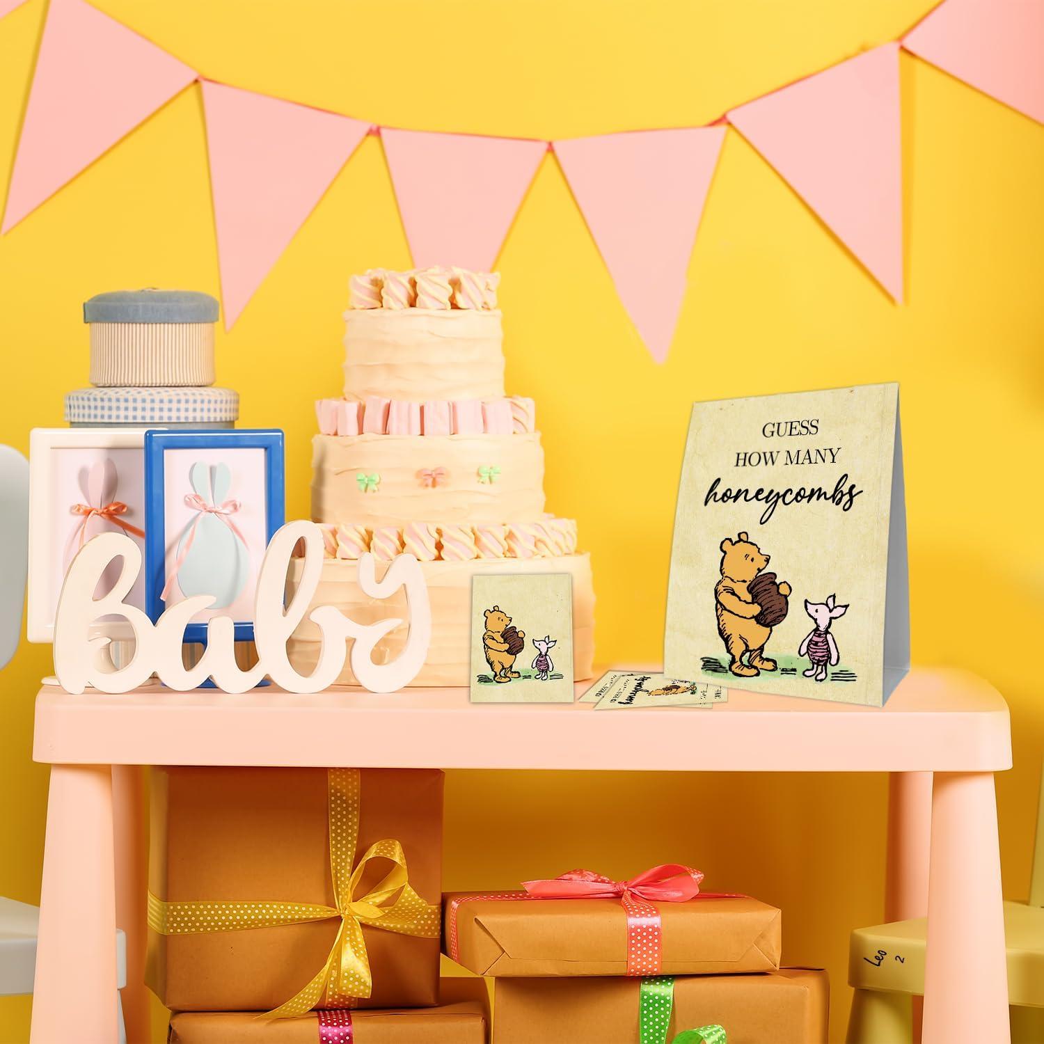 Juego de Adivinanza Baby Shower Guawubiang - 30 Tarjetas y Cartel