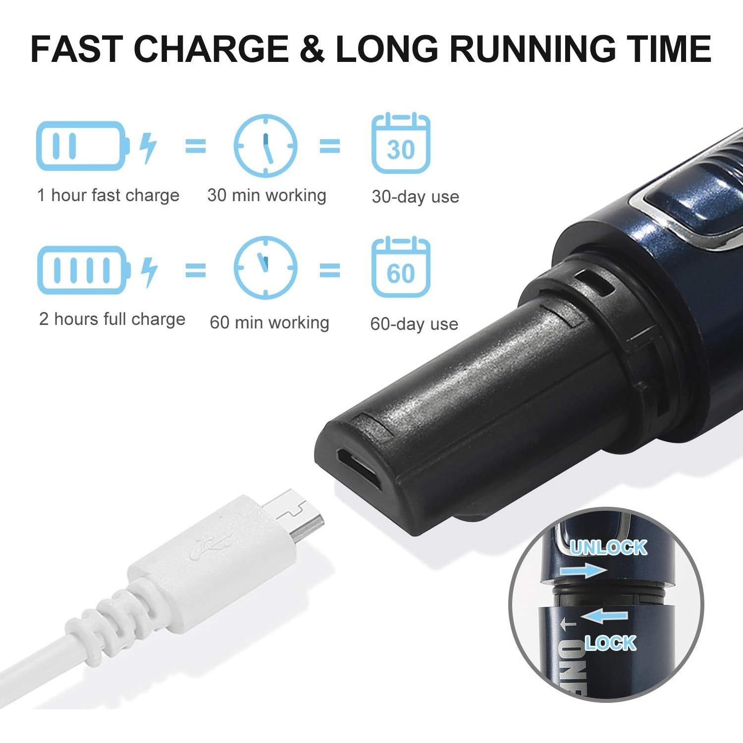 Recortador de Vello Nasal ONEDONE M018 USB Recargable