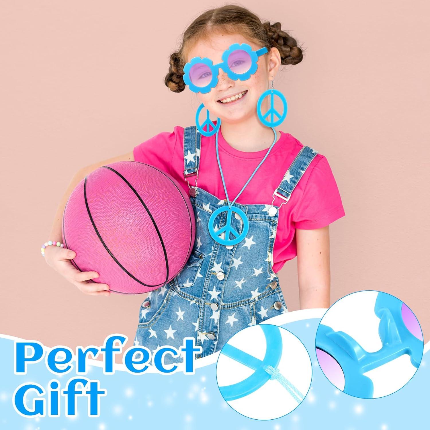 Accesorios de Disfraz Hippie Tondiamo para Niños 5 Pcs